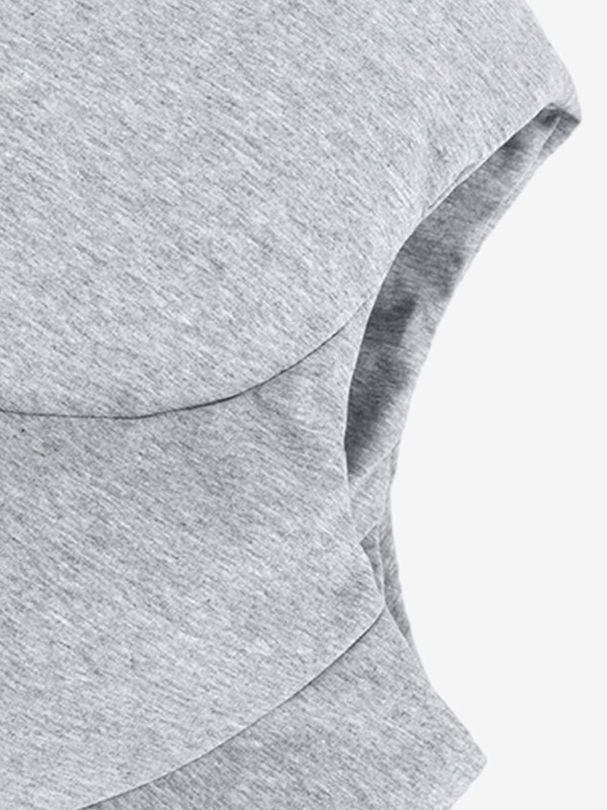 3D Bubble Curve Padded Zip Vest - Image 7