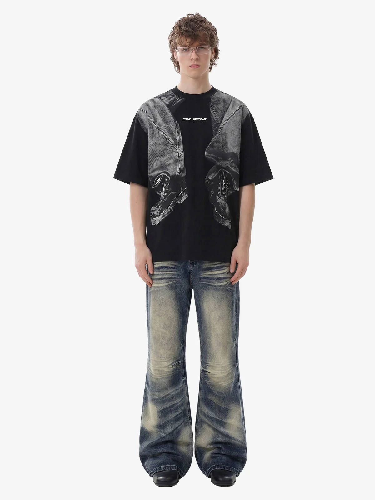 3D Trompe L’Oeil Graphic Short Sleeve T-Shirt - 2610 - Image 4