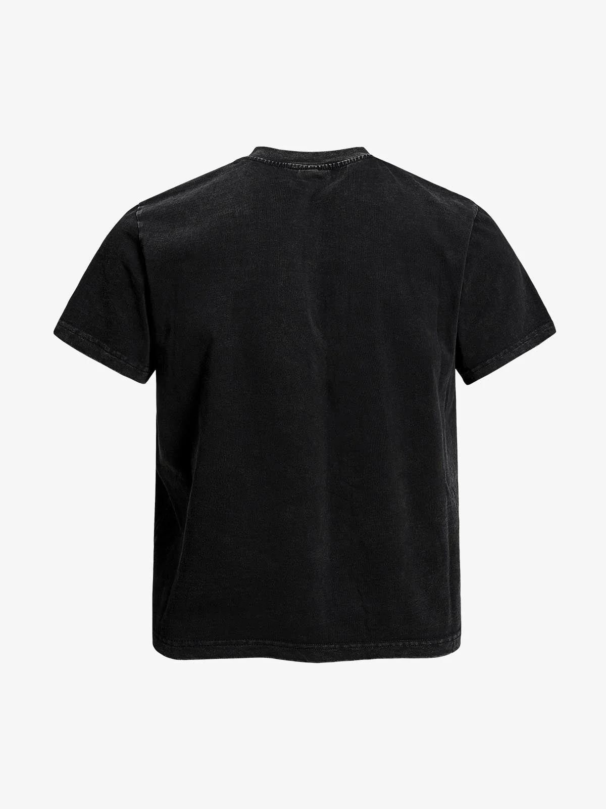 Acid Wash Half Zip T-Shirt - Image 2