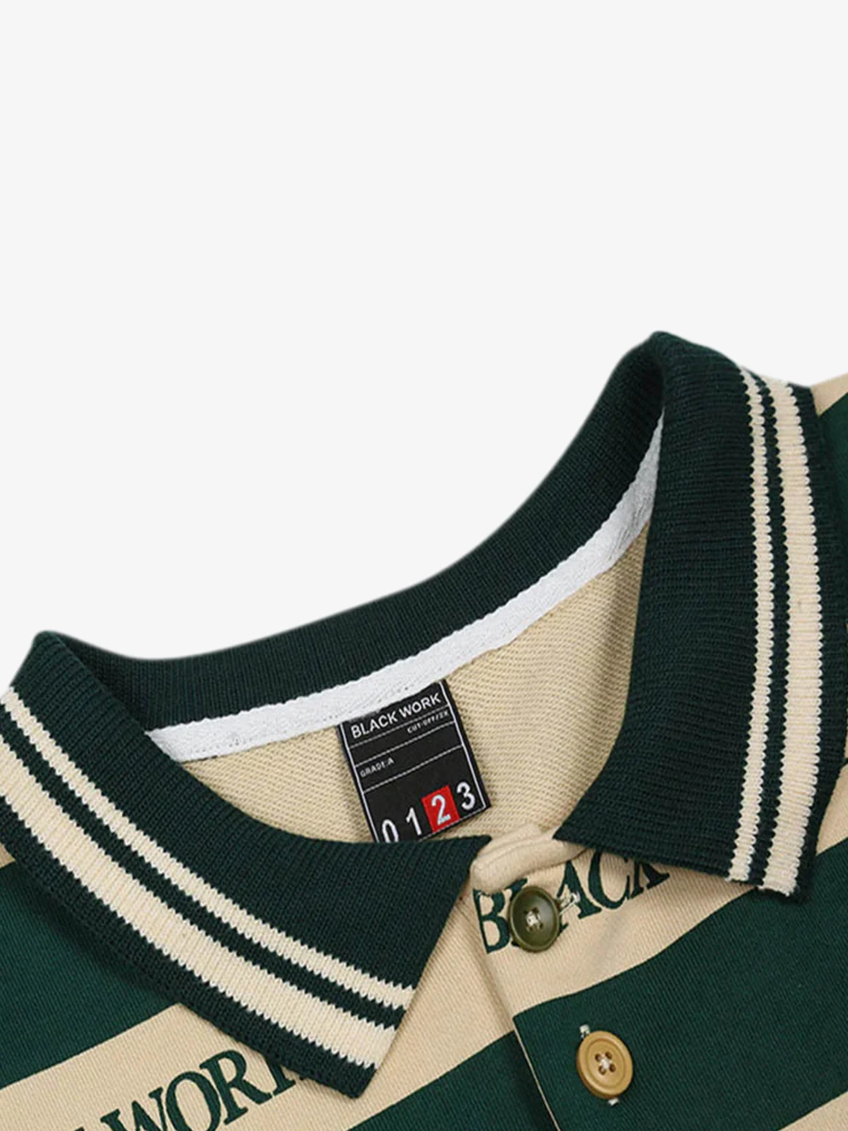 Retro Typography Polo Tee -1252 - Image 11