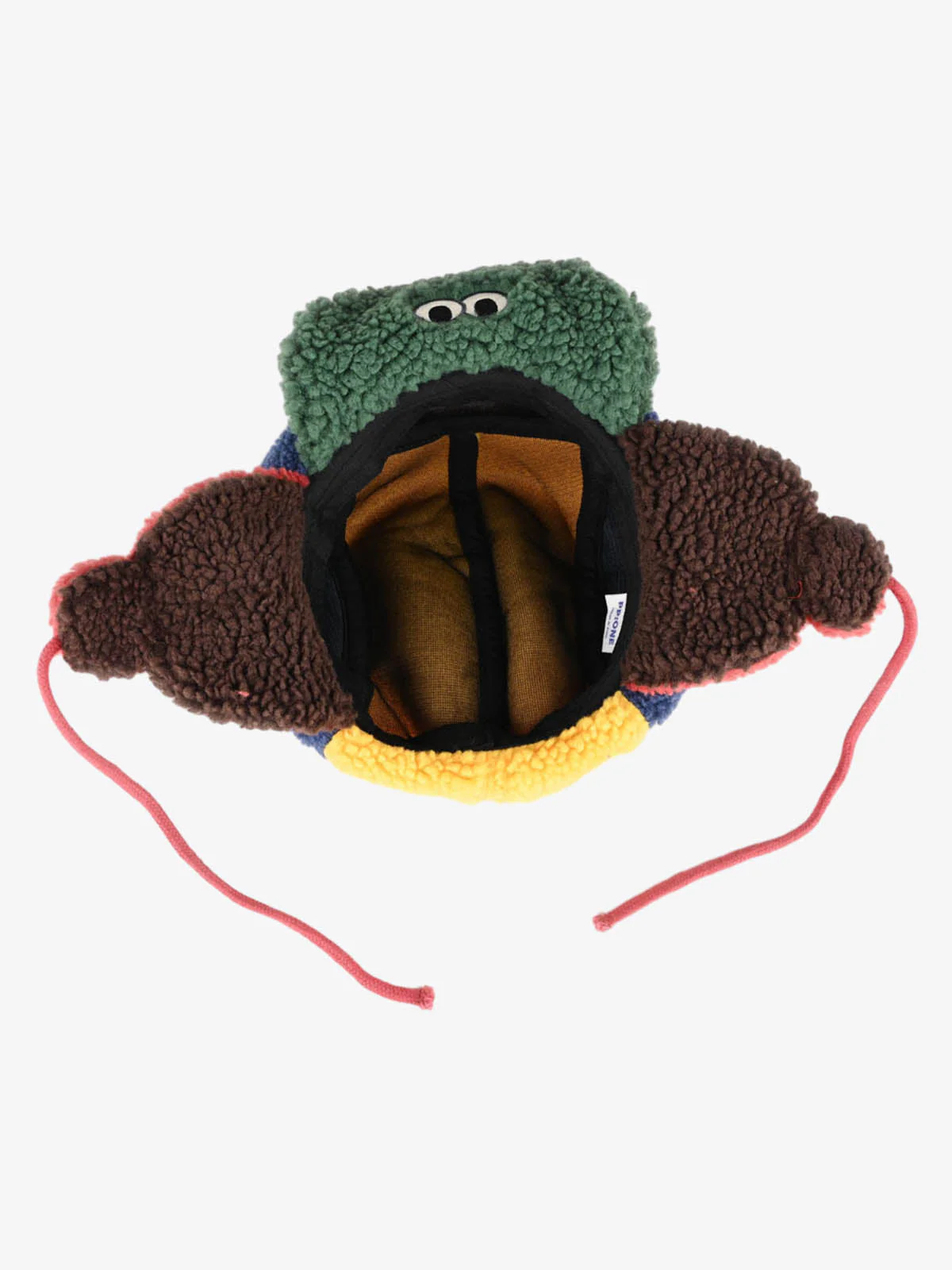 Block Faux Sherpa Frog Ear Flap Hat - Image 8