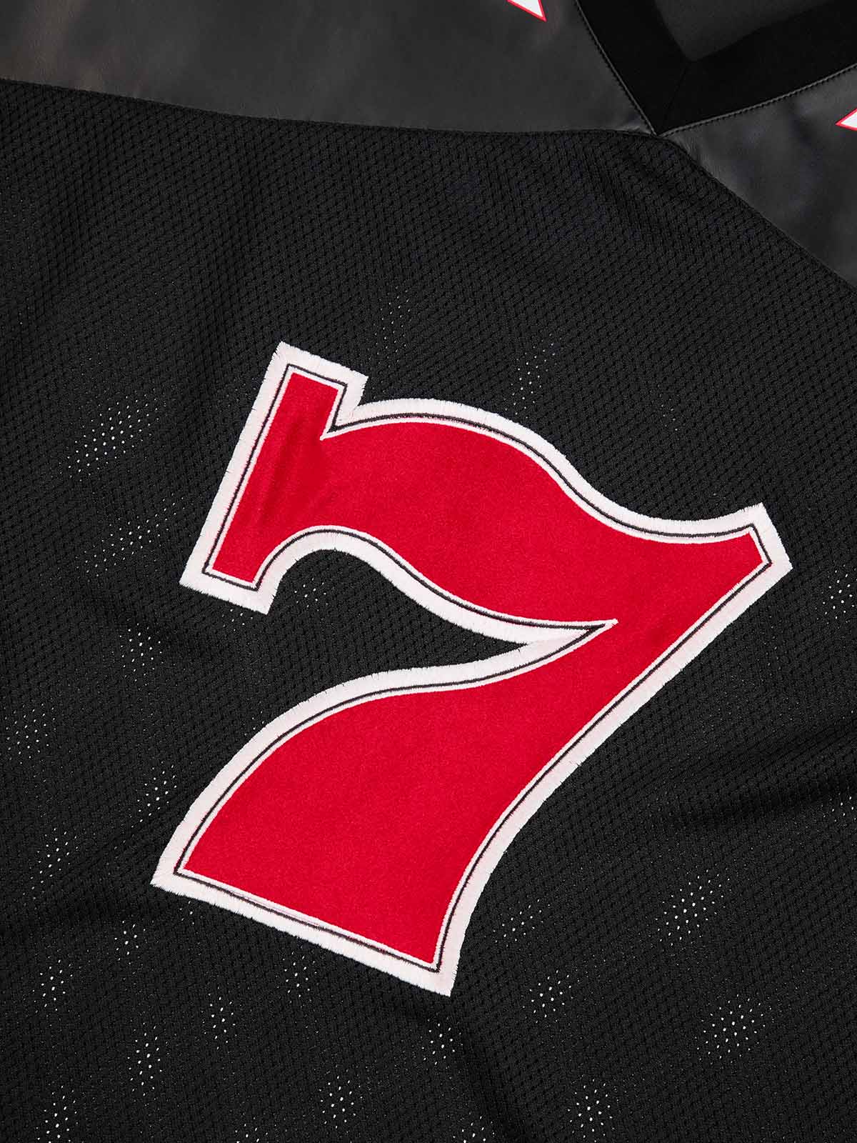 Original "SUPER 7" V-Neck Jersey T-SHIRT - Image 14