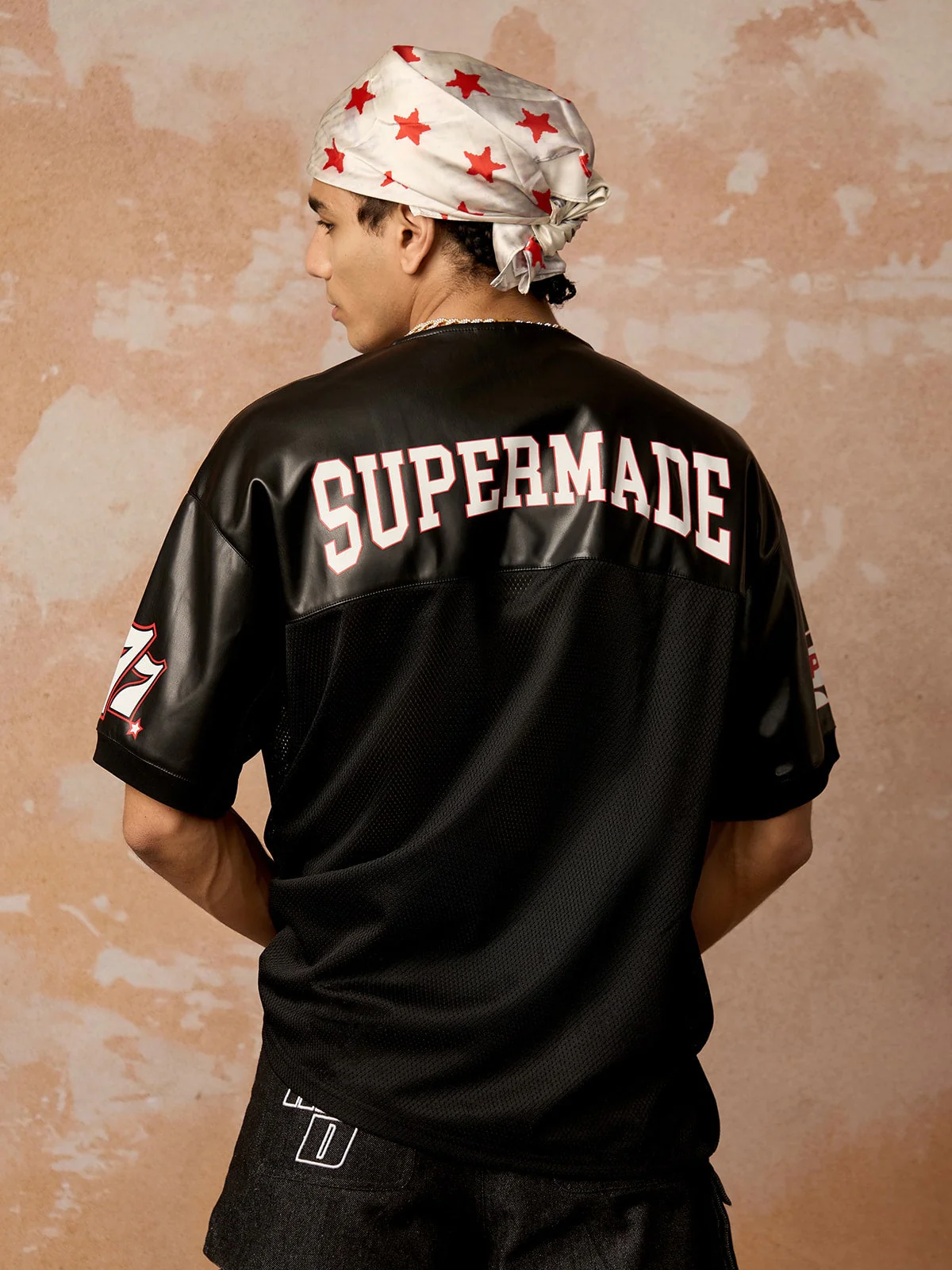 Original "SUPER 7" V-Neck Jersey T-SHIRT - Image 7