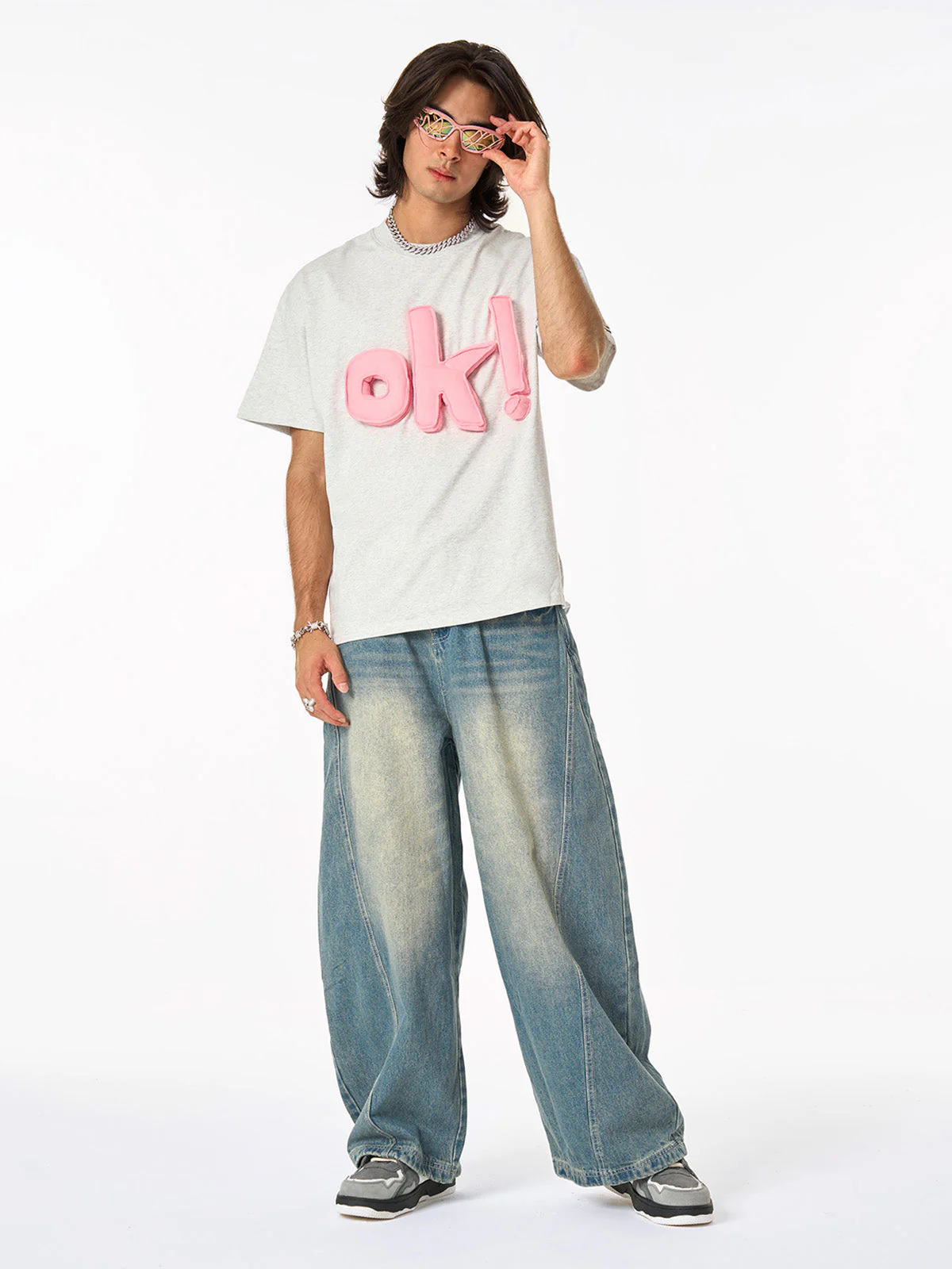 Fun "OK!" Graphic T-Shirt - Image 8