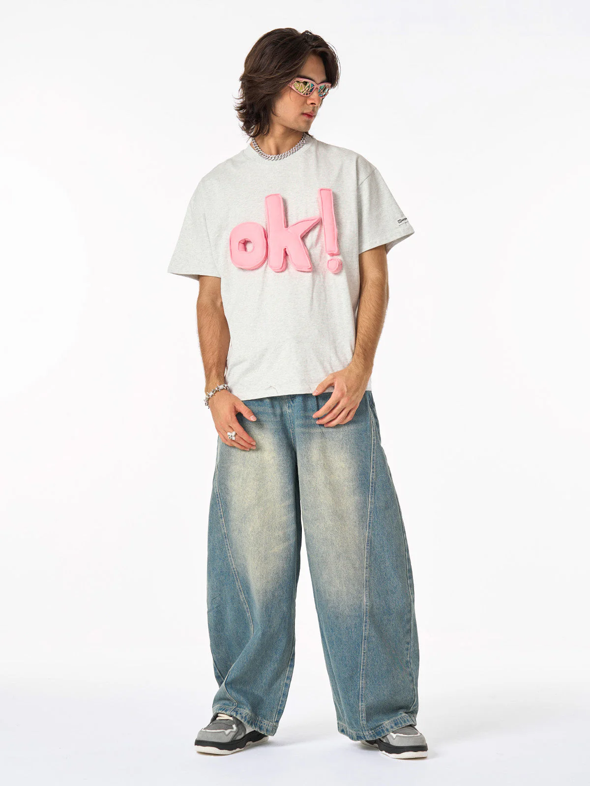 Fun "OK!" Graphic T-Shirt - Image 9