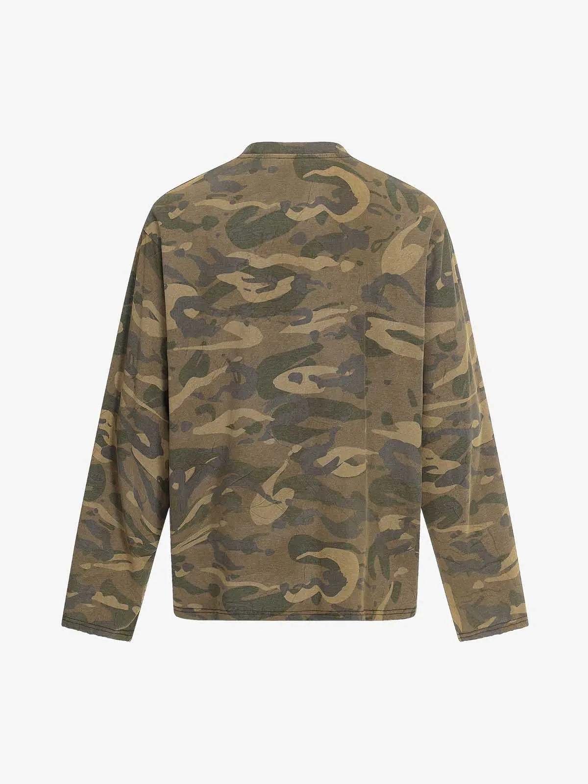 Camo Number 8 Graphic Long Sleeve T-Shirt - Image 6