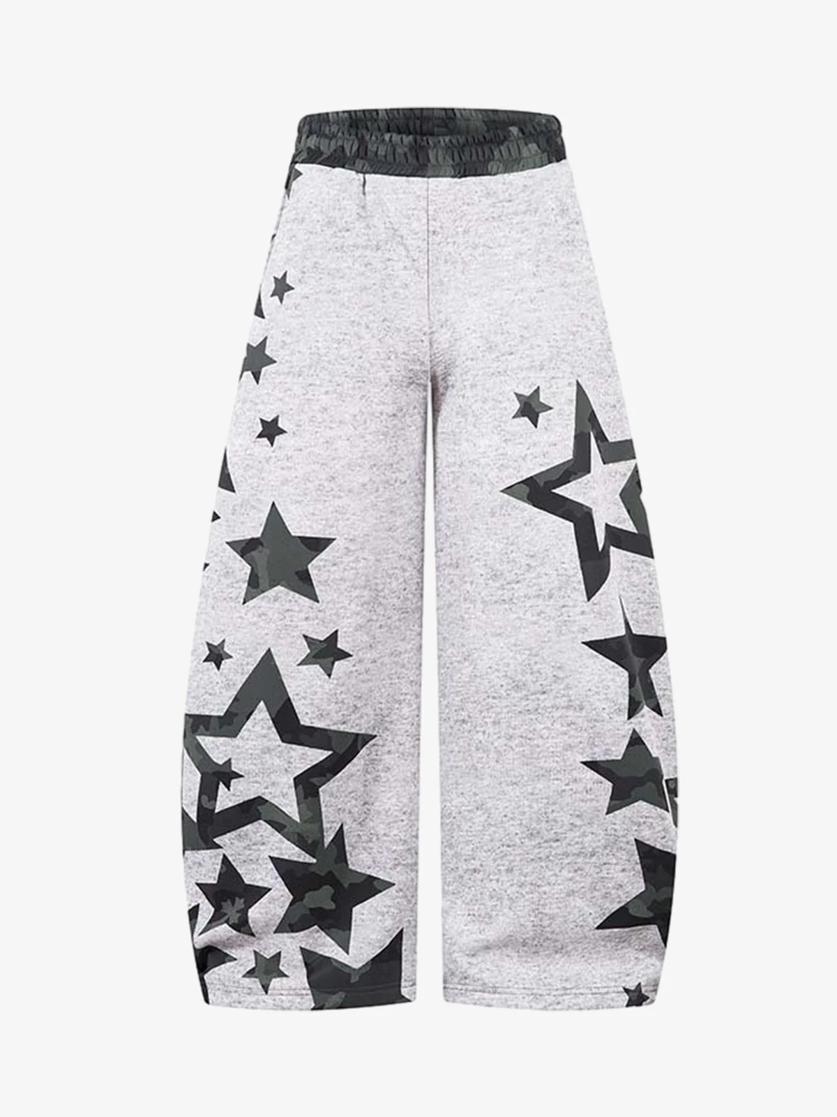 Camouflage Reversible Star Print Sweatpants