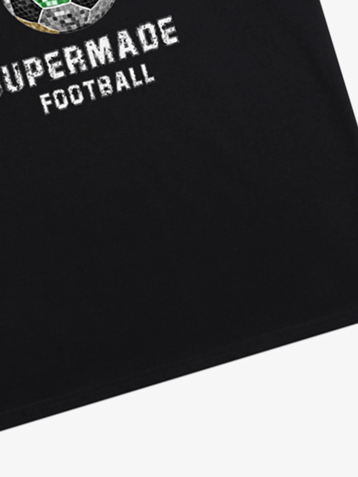 Color Block Soccer Ball Graphic T-Shirt - Image 8