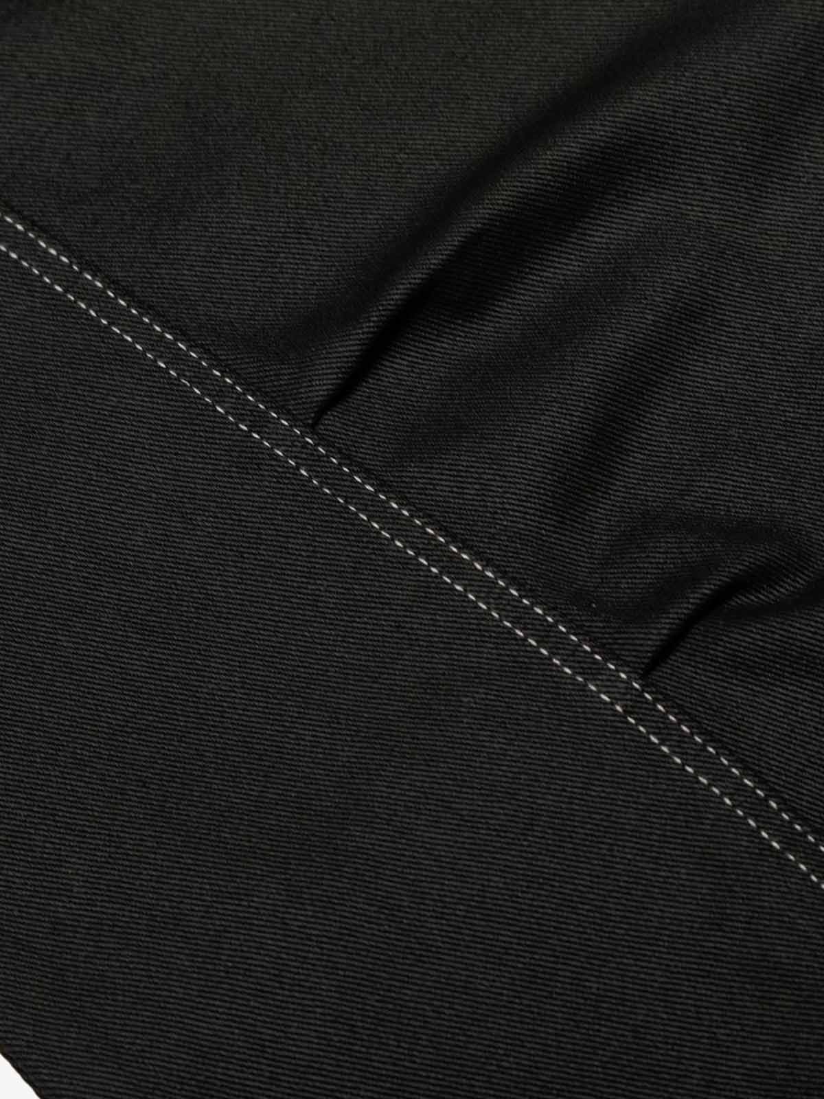 Contrast Stitch High-Waist Wide-Leg Barrel Jeans - Image 5