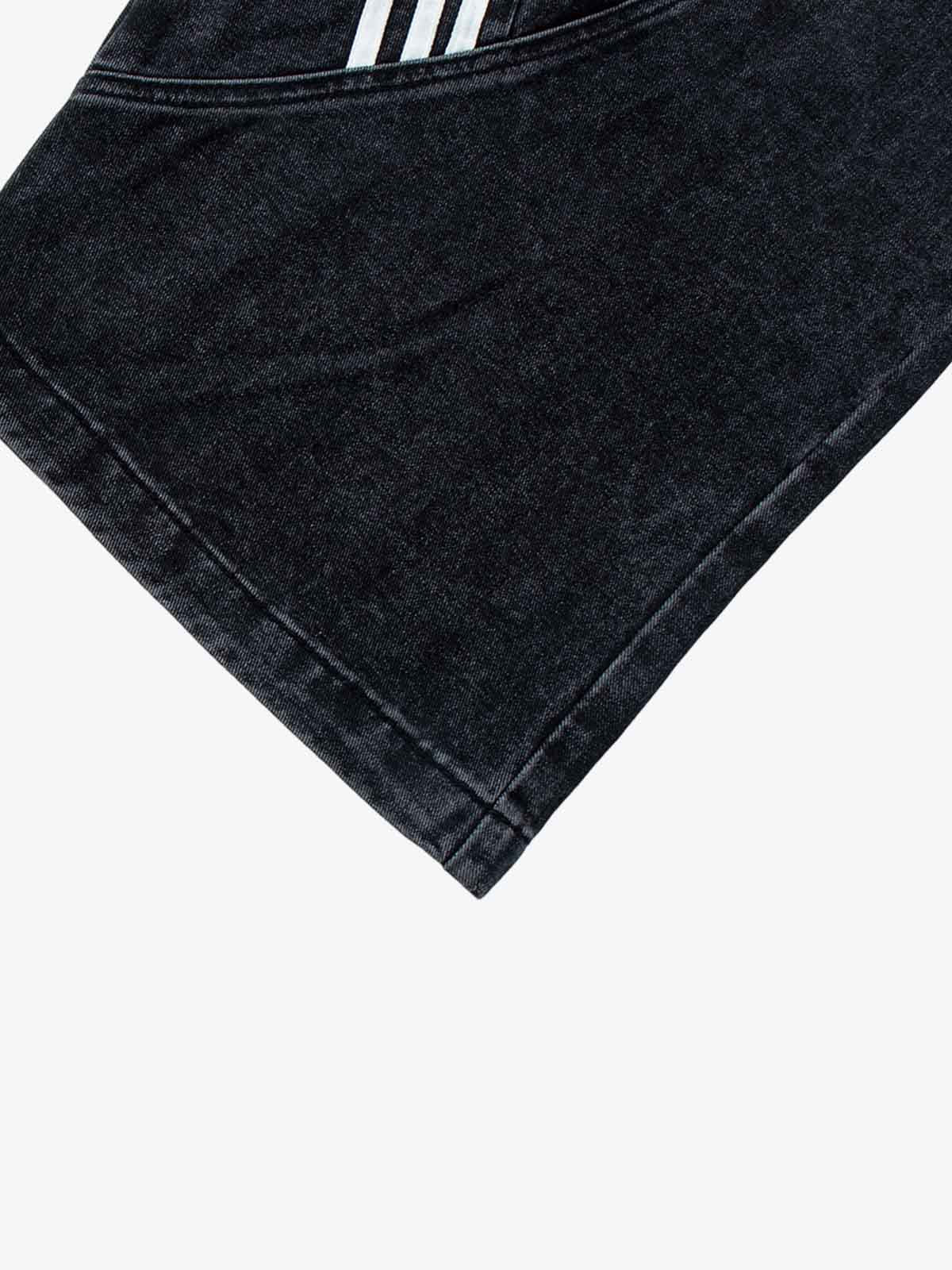 Contrast Stripe Panel Barrel Denim Jeans - 2607 - Image 9