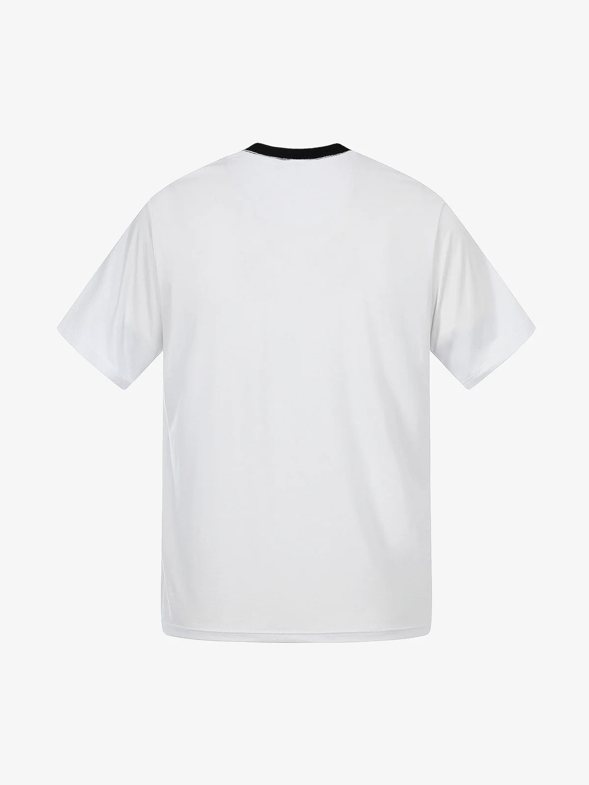 Contrast V Neck Letter Print T-Shirt - Image 8