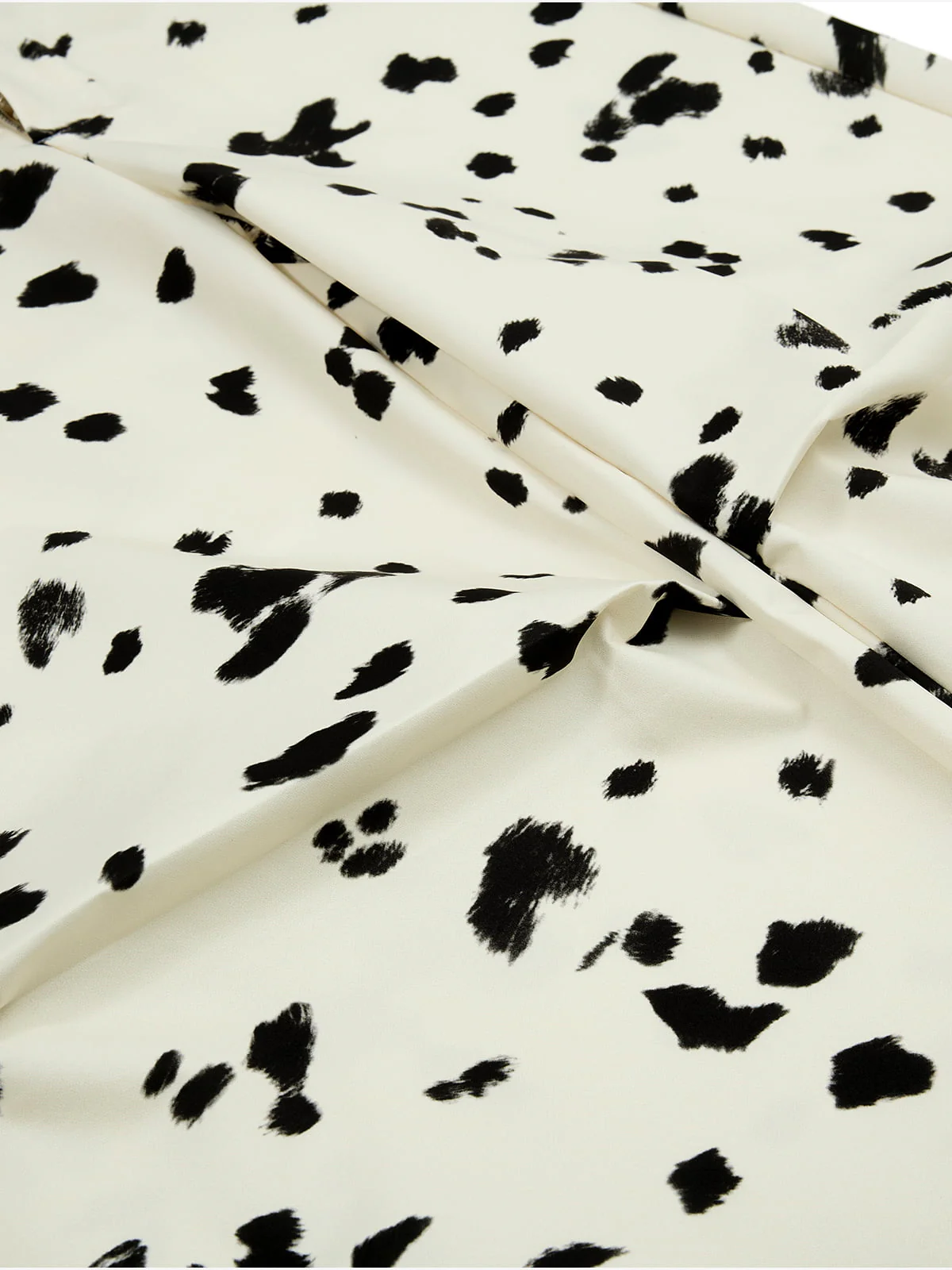Cow Print Lace Trim Straight Leg Pants - Image 6