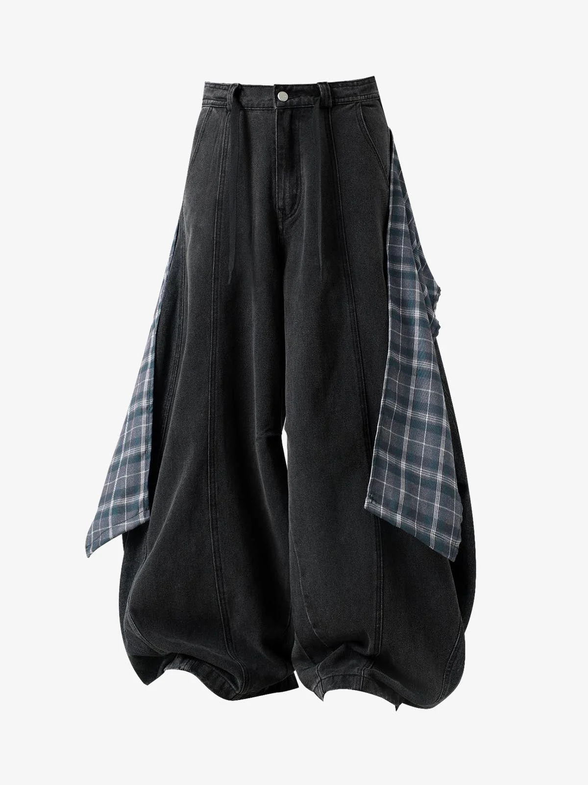 Detachable Skirted Curved Jeans