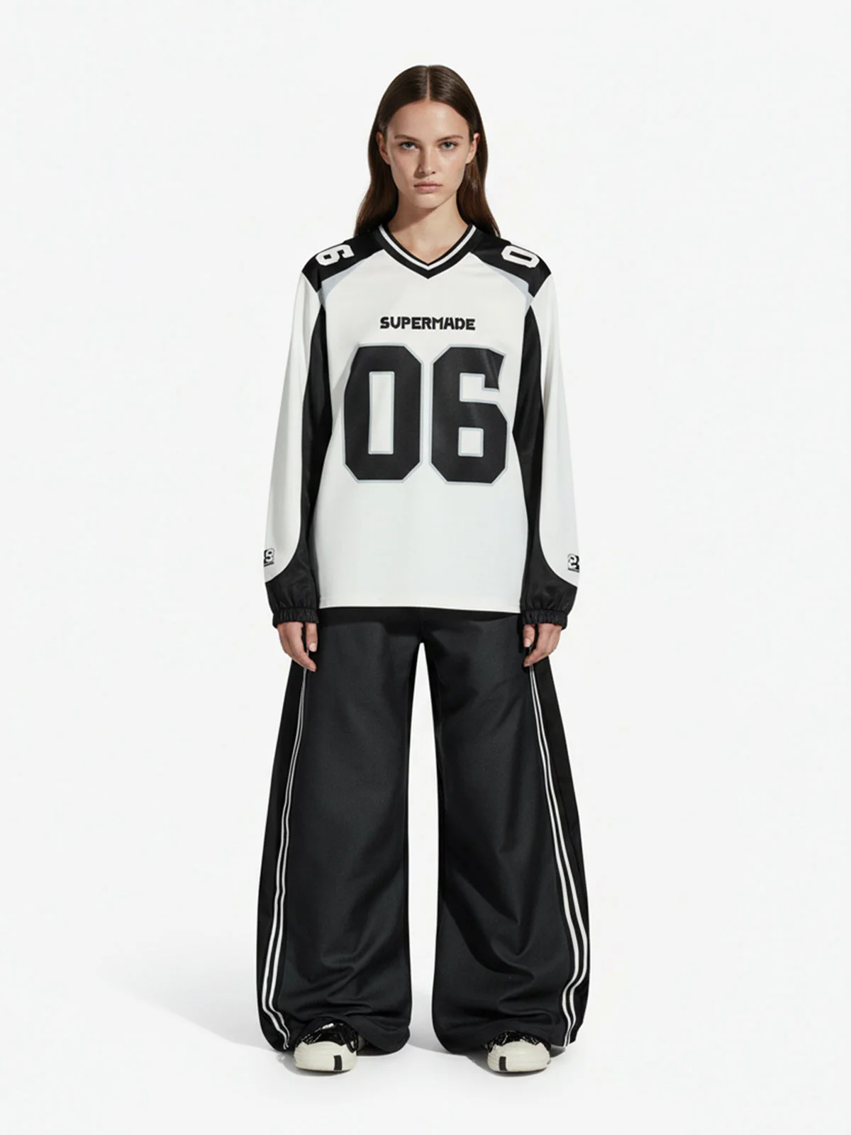 Digital Patchwork Jersey Long Sleeve T-Shirt - Image 3