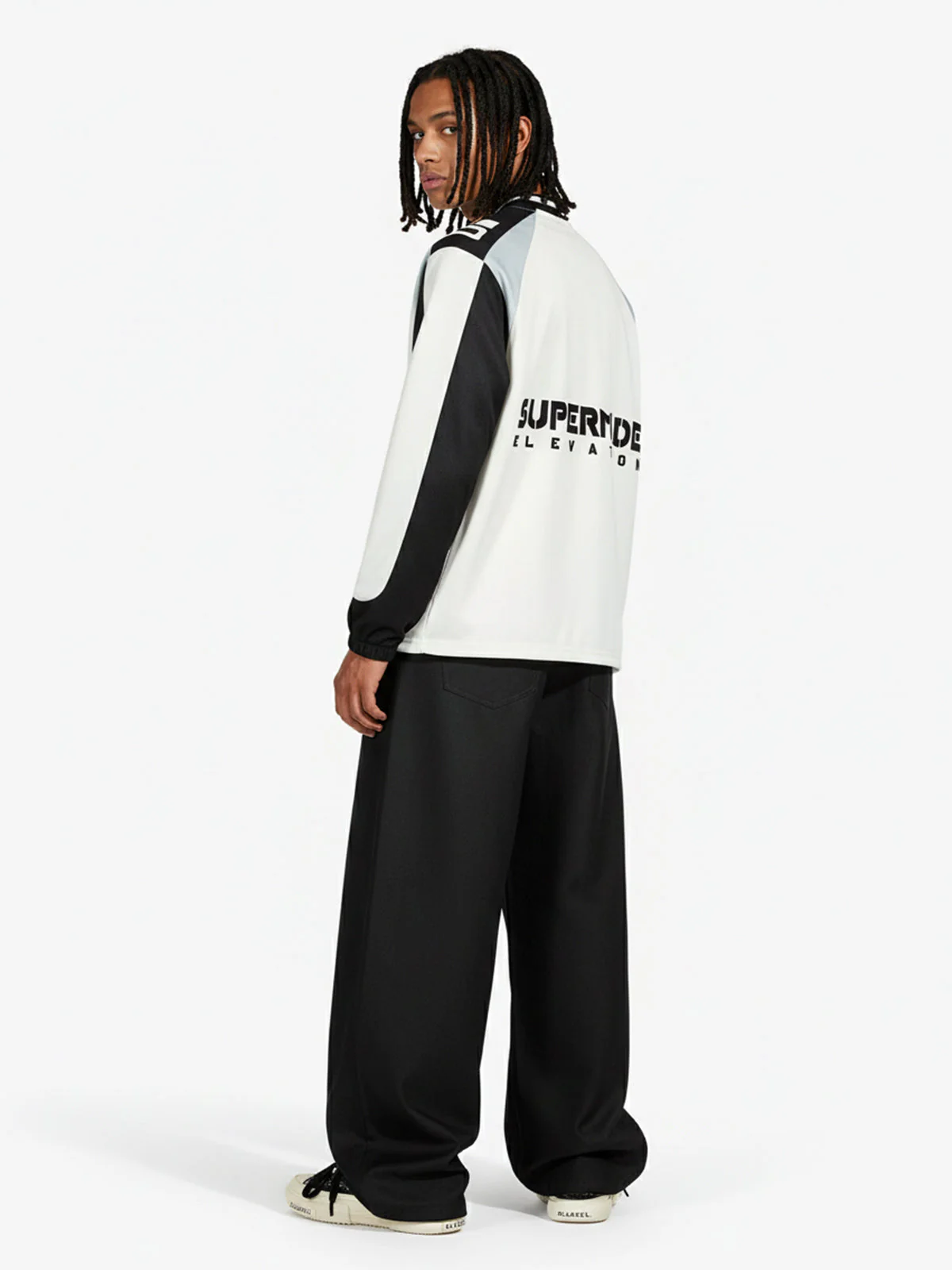 Digital Patchwork Jersey Long Sleeve T-Shirt - Image 4