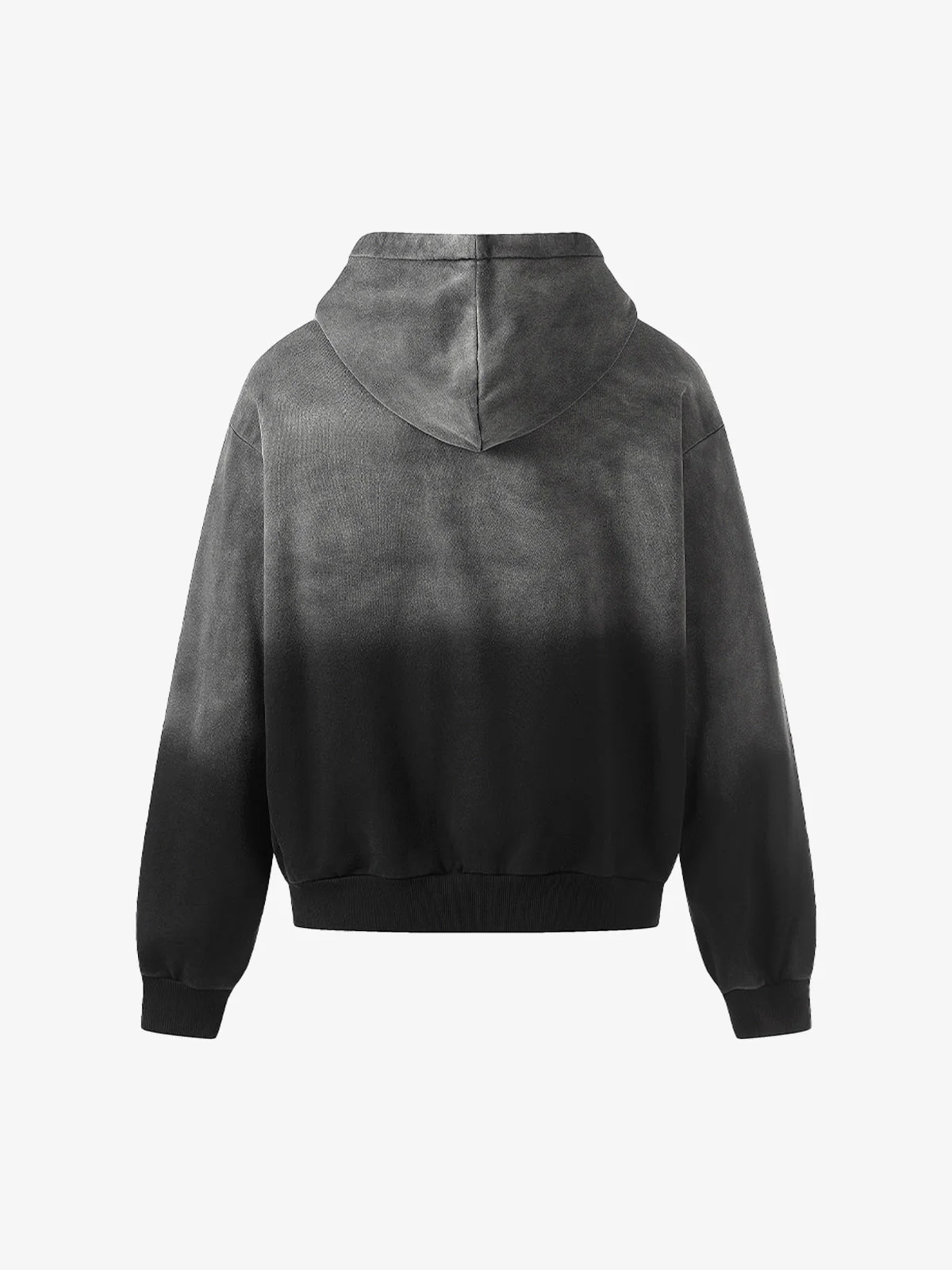 Distressed "23" Patch Zip Up Hoodie - Image 3