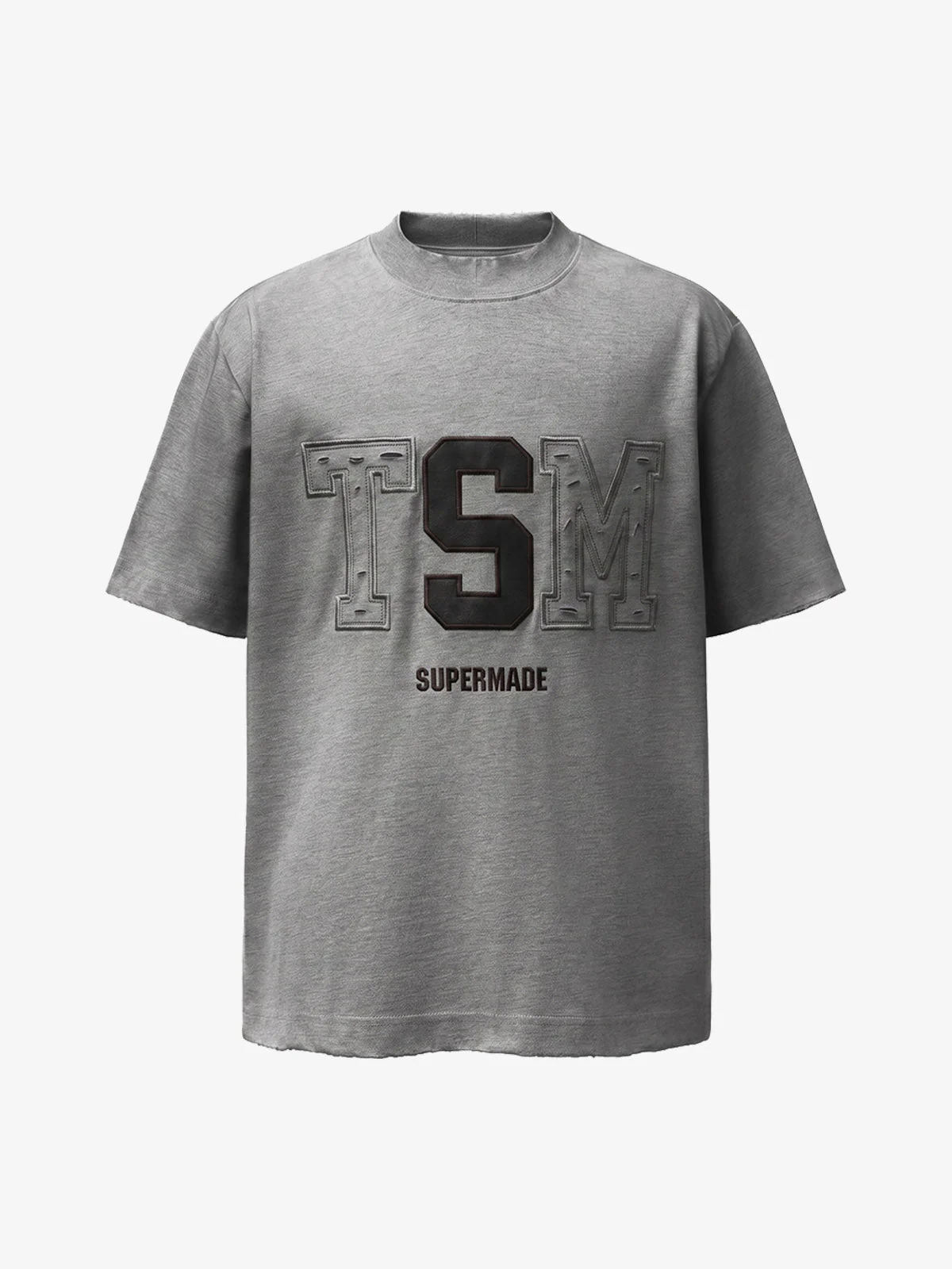 Distressed Appliqué Mud-Wash T-Shirt - Image 2