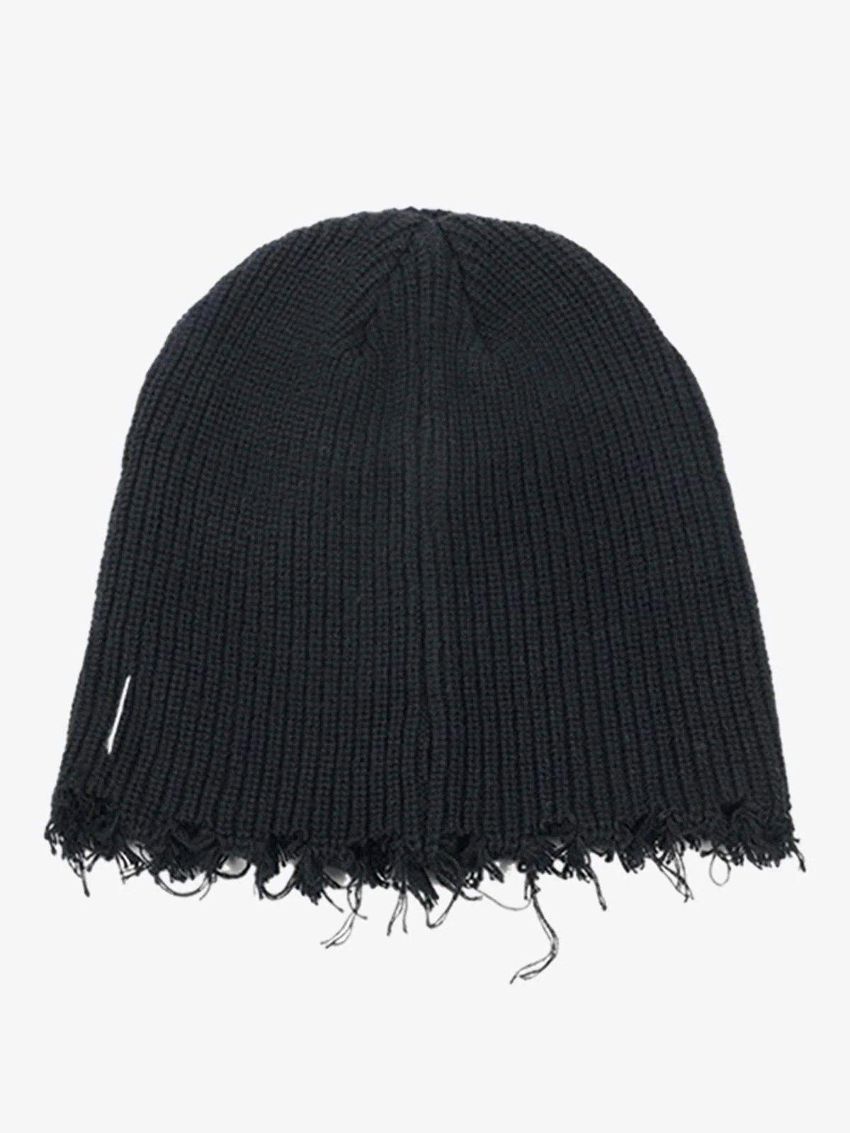 Distressed Denim Patchwork Beanie - Image 13