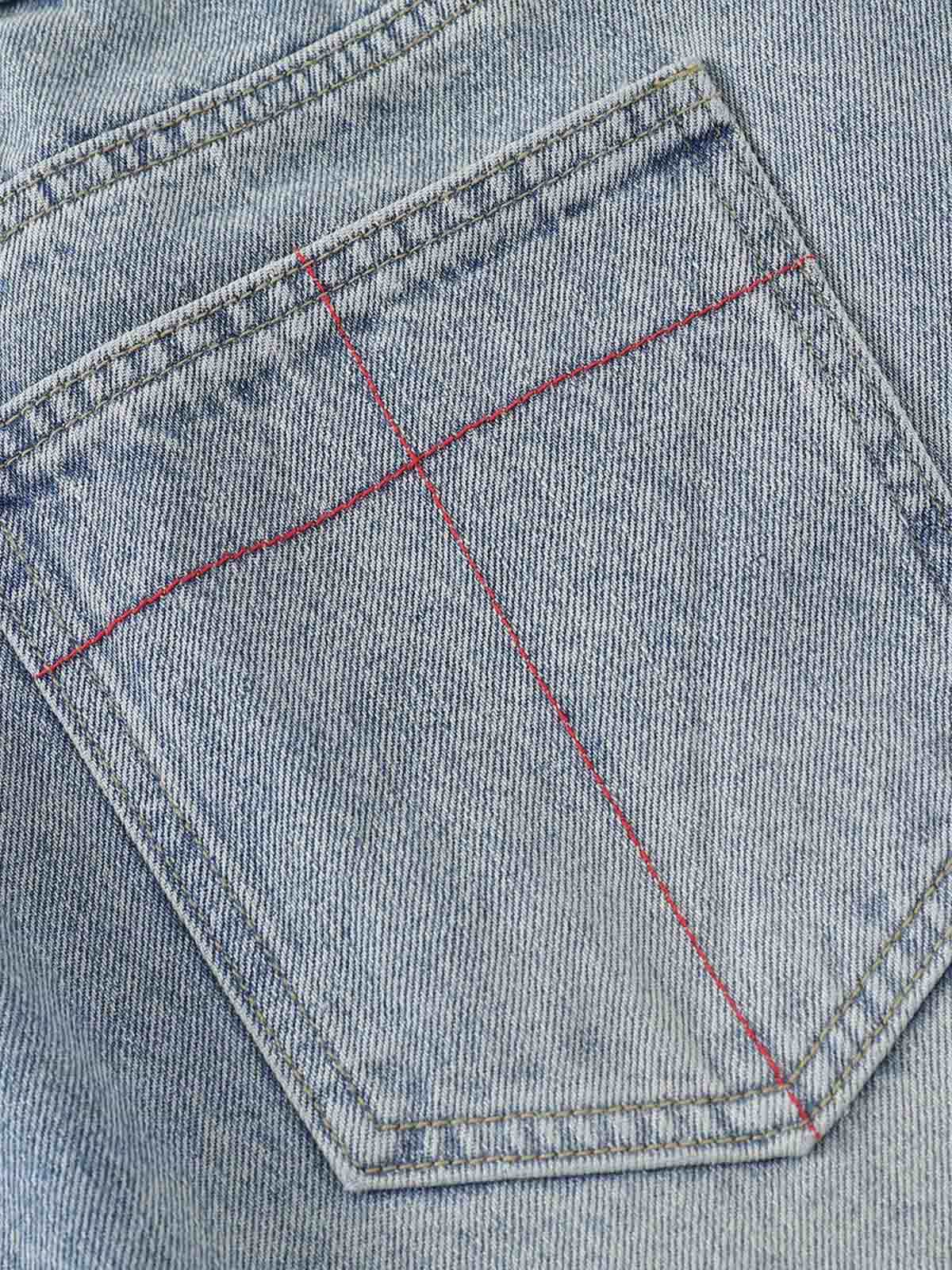 Distressed Tie-Dye Denim Jorts - Image 13