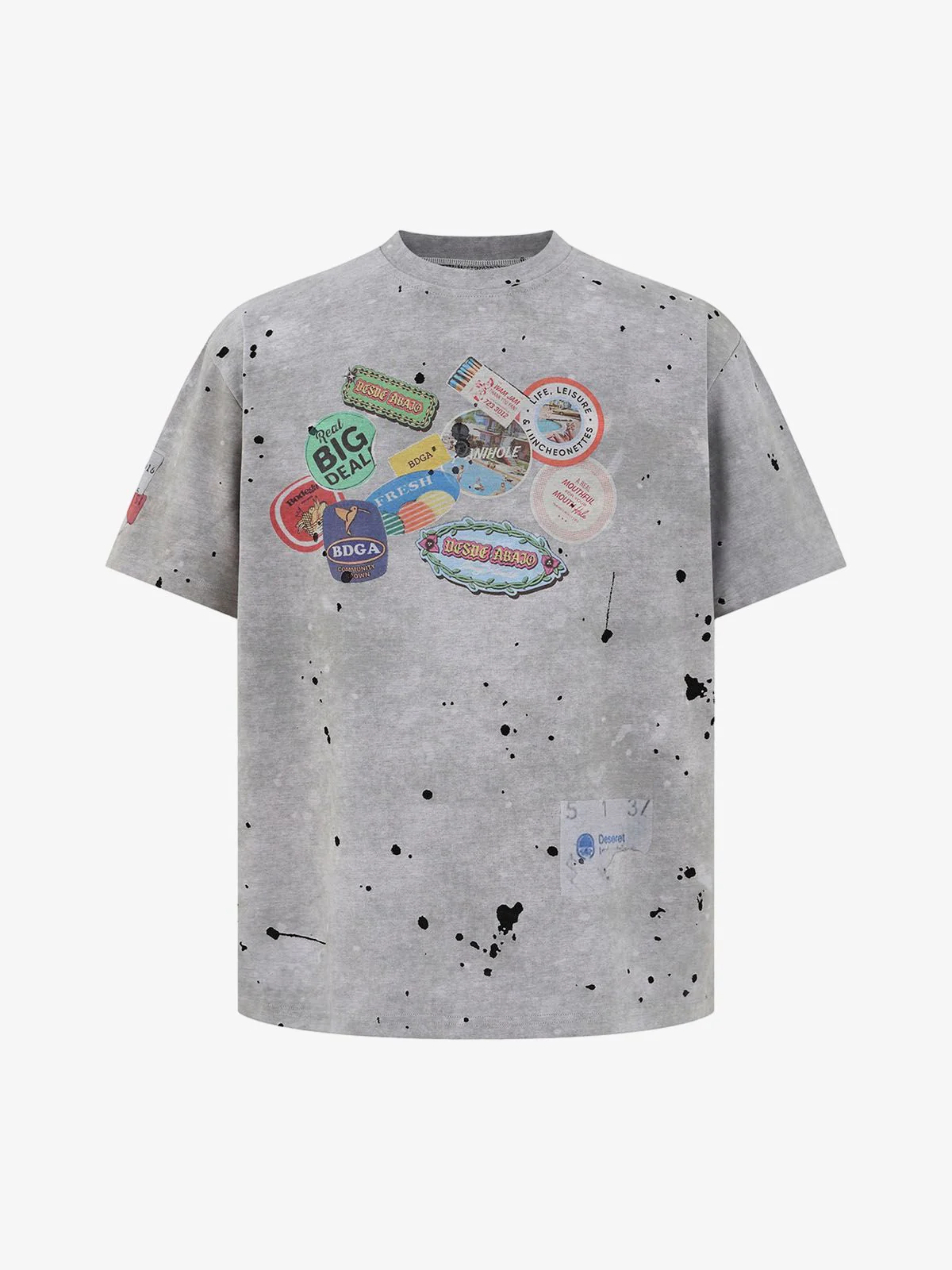 Retro Ink Splash T-Shirt - Image 2