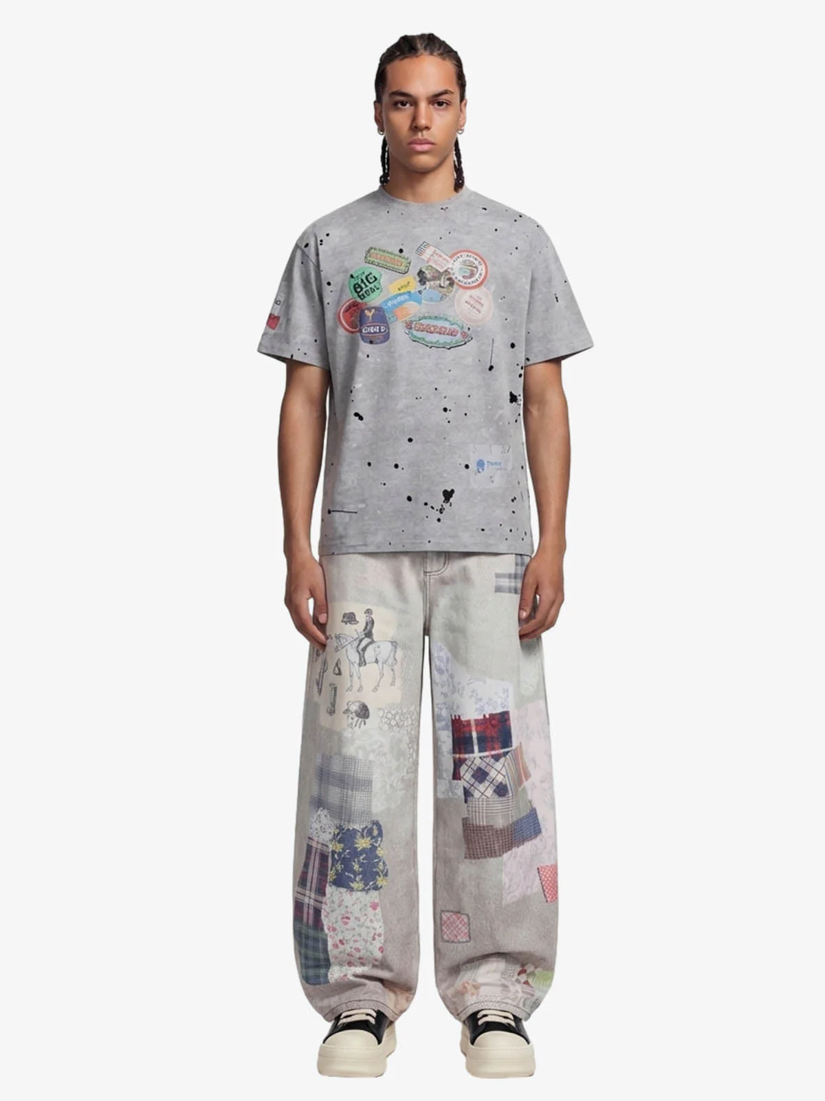 Retro Ink Splash T-Shirt - Image 4