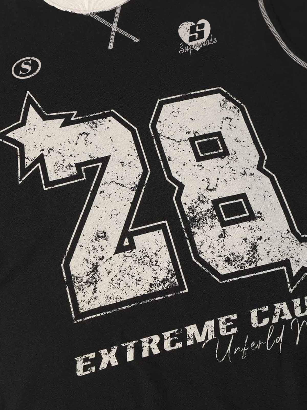 Distressed NO. 28 Jersey T-Shirt - 2442 - Image 16