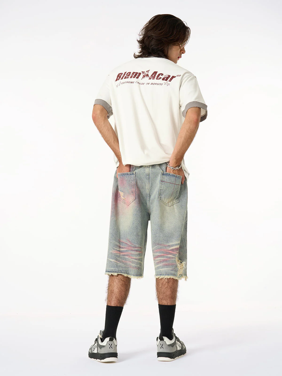 Distressed NO. 28 Jersey T-Shirt - 2442 - Image 8