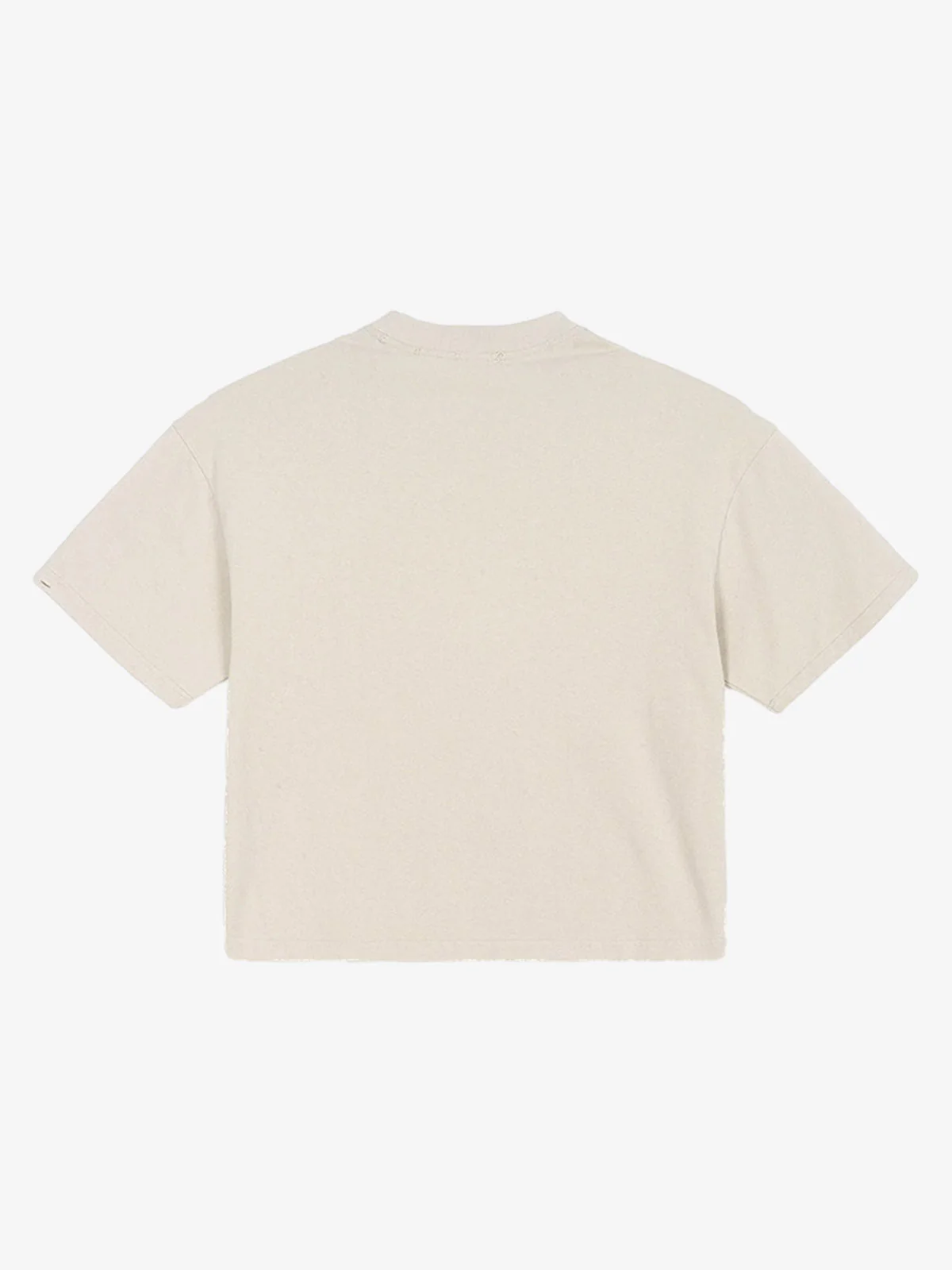 Distressed Metallic Logo Cropped T-Shirt - Image 8