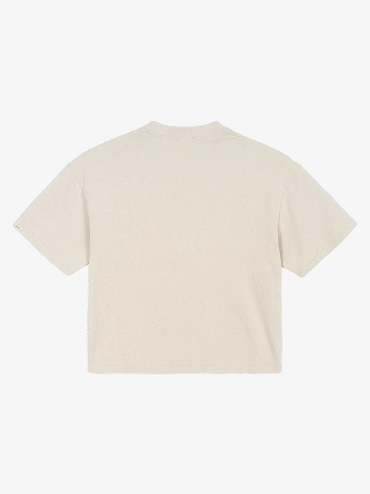 Distressed Safety Pin Cropped T-Shirt - Image 6