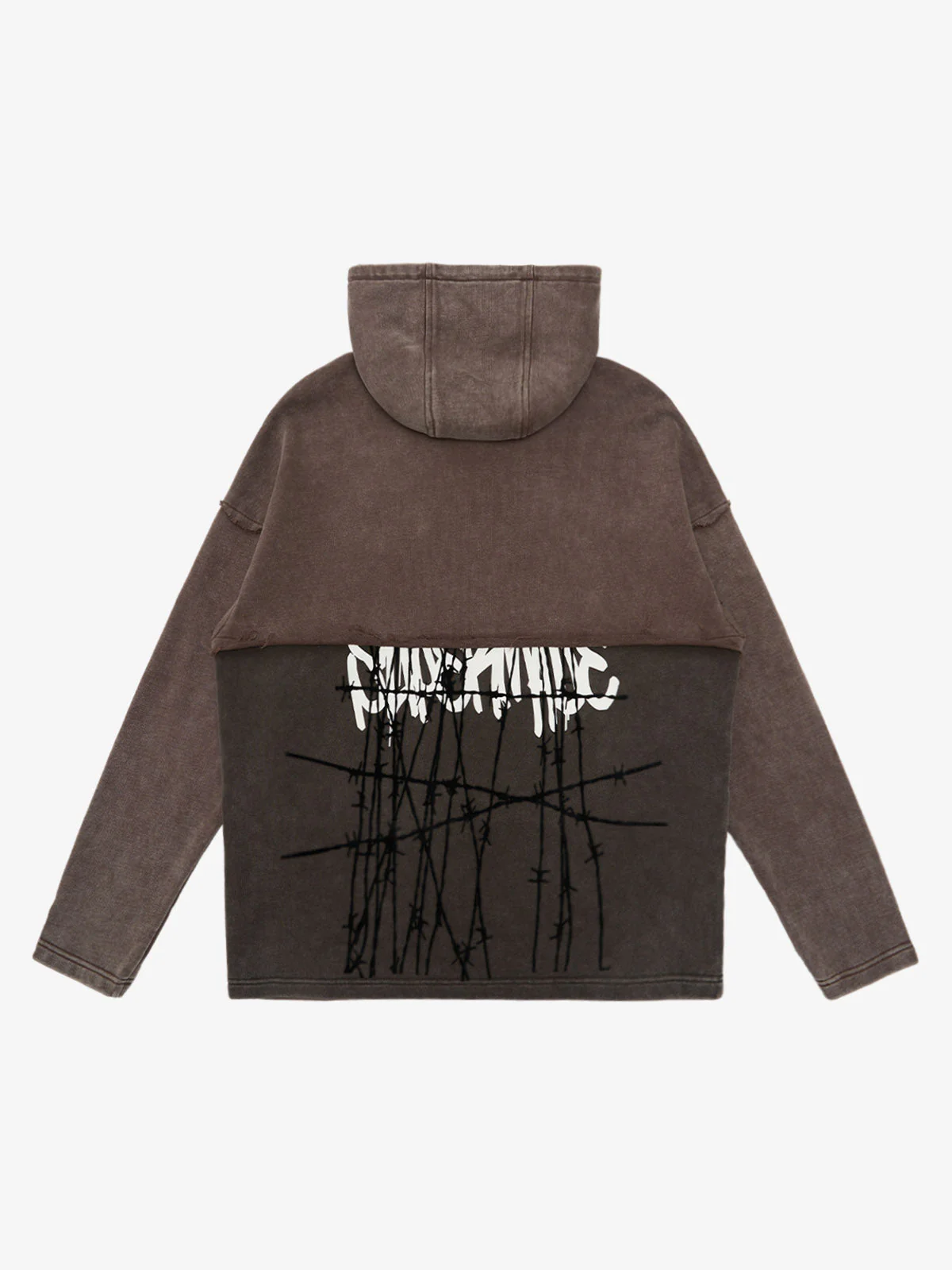 Distressed Thorn Destruction Painting Hoodie - Image 14