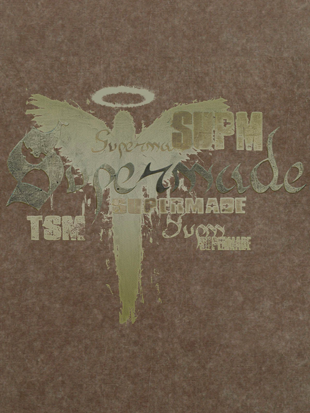 Distressed Washed Gothic Angel Graphic T-Shirt - Image 11