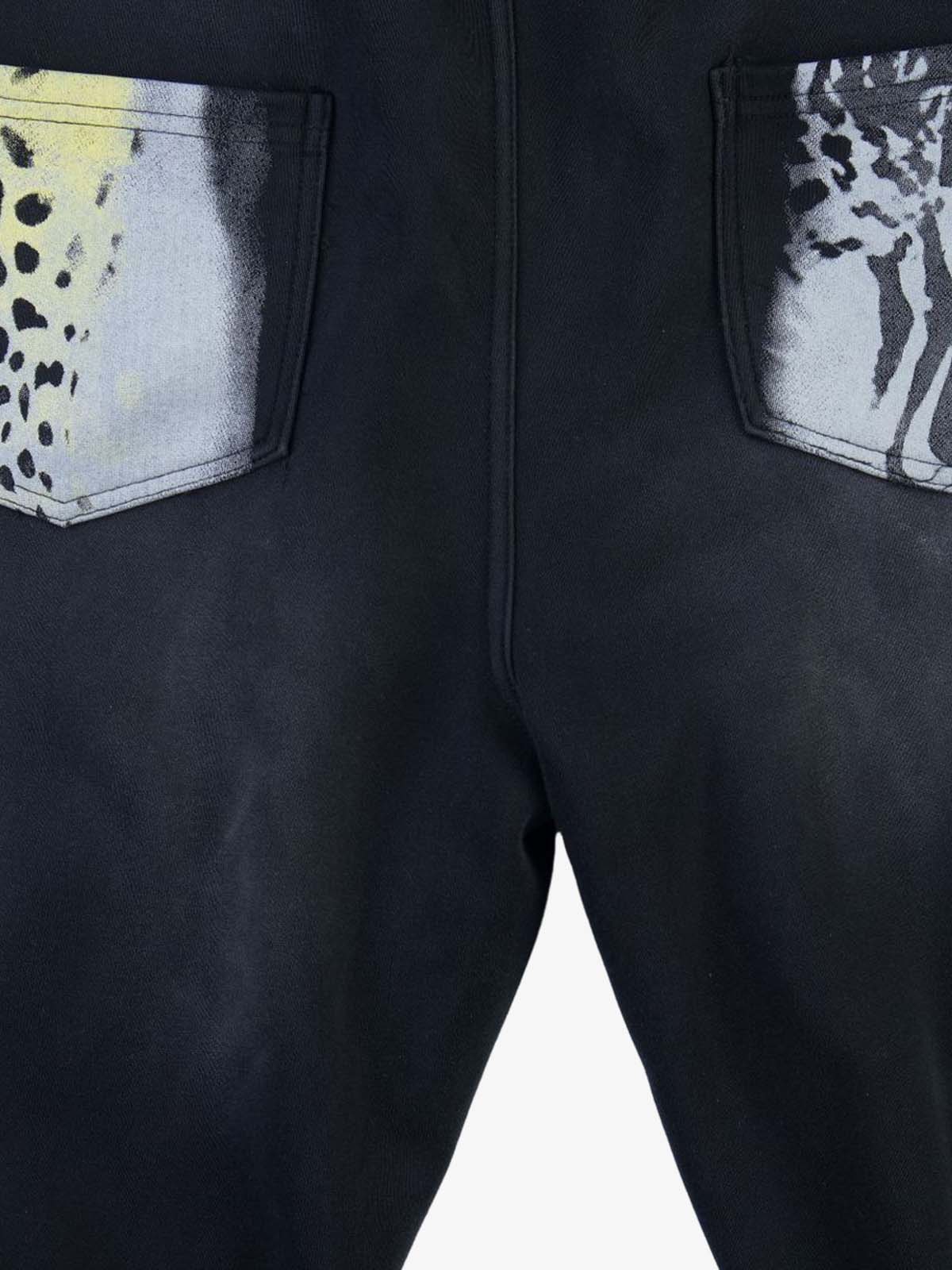 Double Waistband Animal Graphic Pants - Image 4