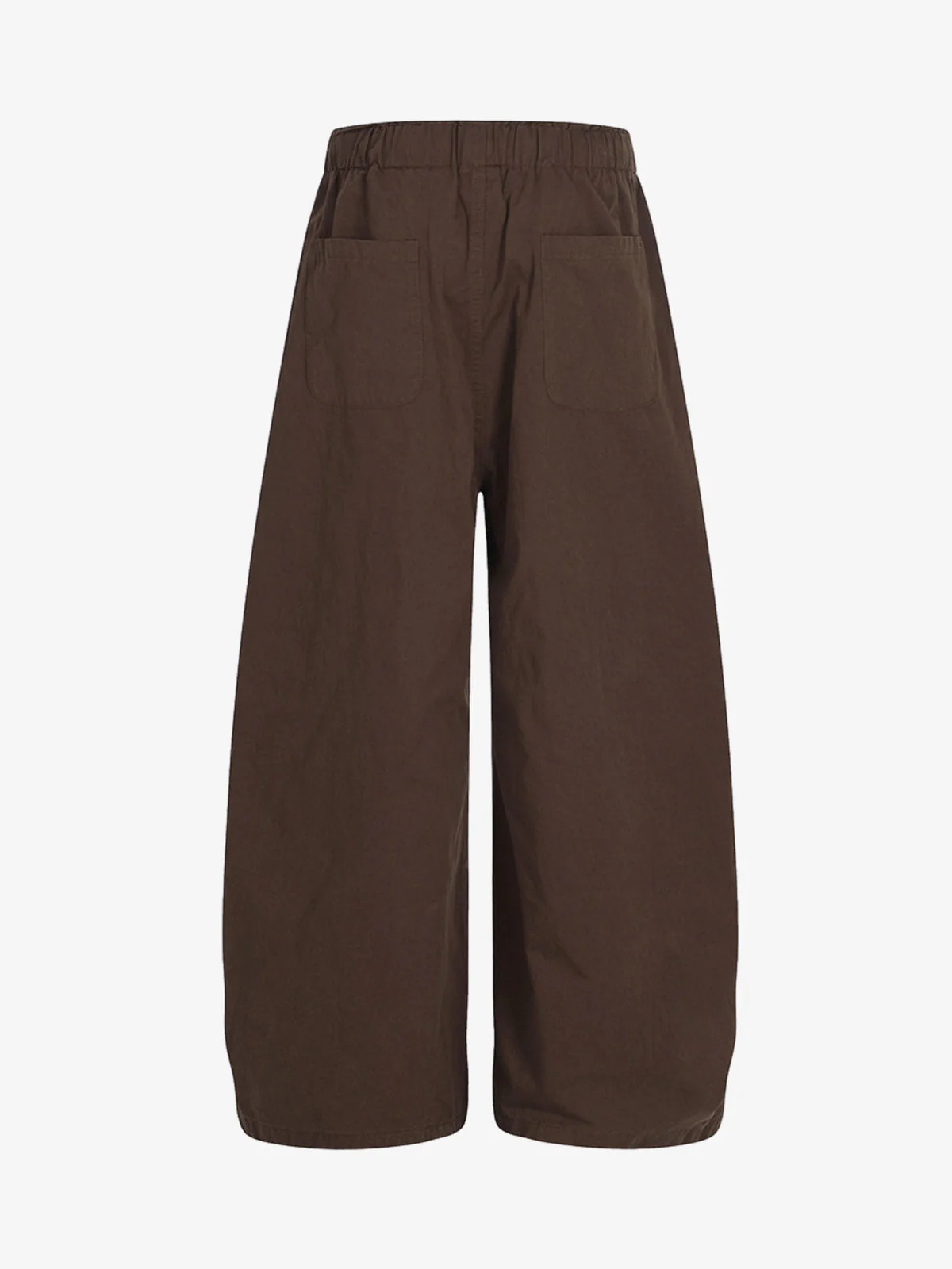 Drawstring Pleated Barrel Pants - Image 3