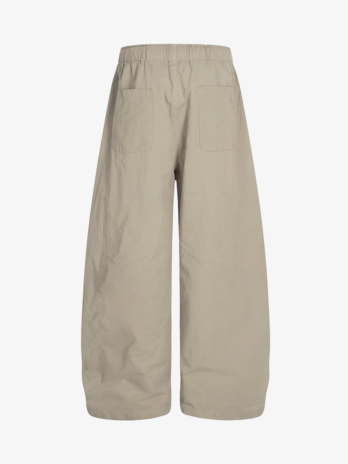 Drawstring Pleated Barrel Pants - Image 4
