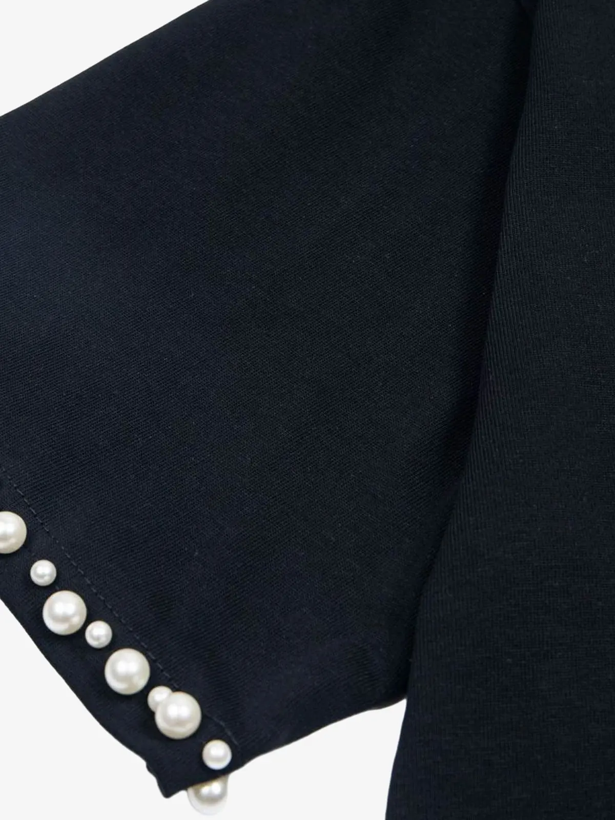 Elegant Pearl-Embellished Oversized T-Shirt - Image 14