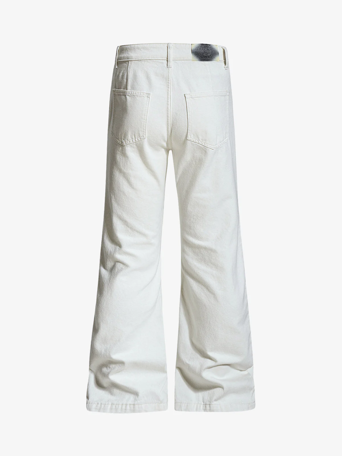Embroidered Horse Wide Leg Denim Flare Jeans - Image 6