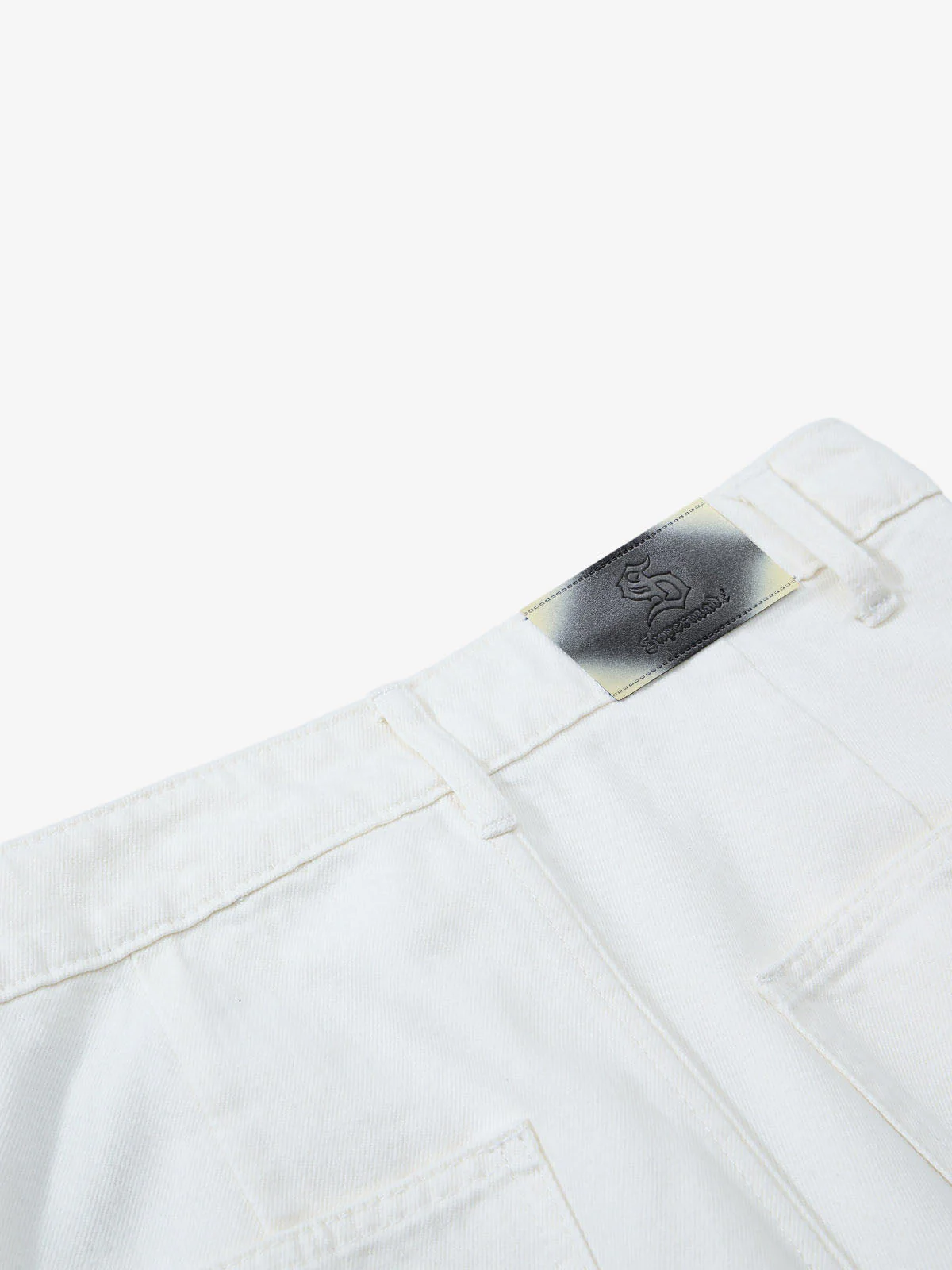 Embroidered Horse Wide Leg Denim Flare Jeans - Image 8