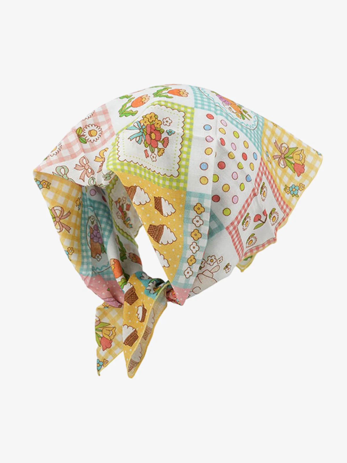 Floral Satin Feel Bandana - Image 12