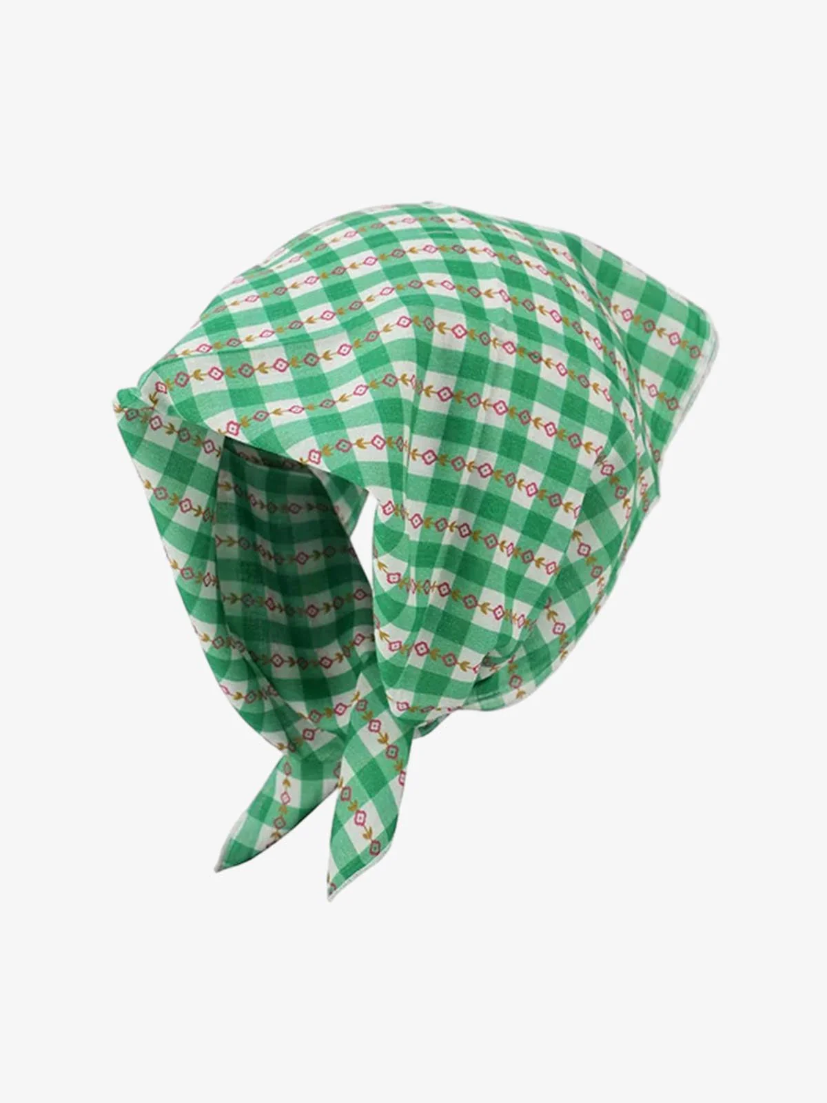 Floral Satin Feel Bandana - Image 4