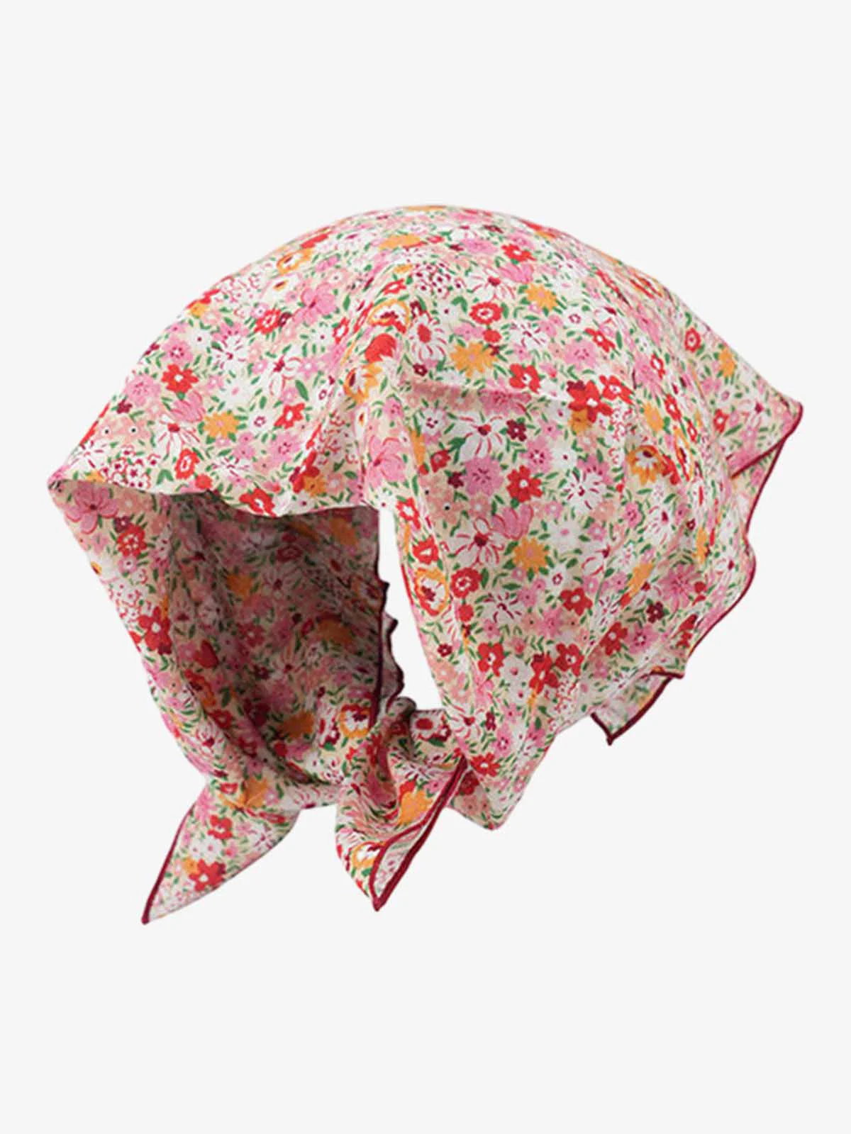 Floral Satin Feel Bandana - Image 5