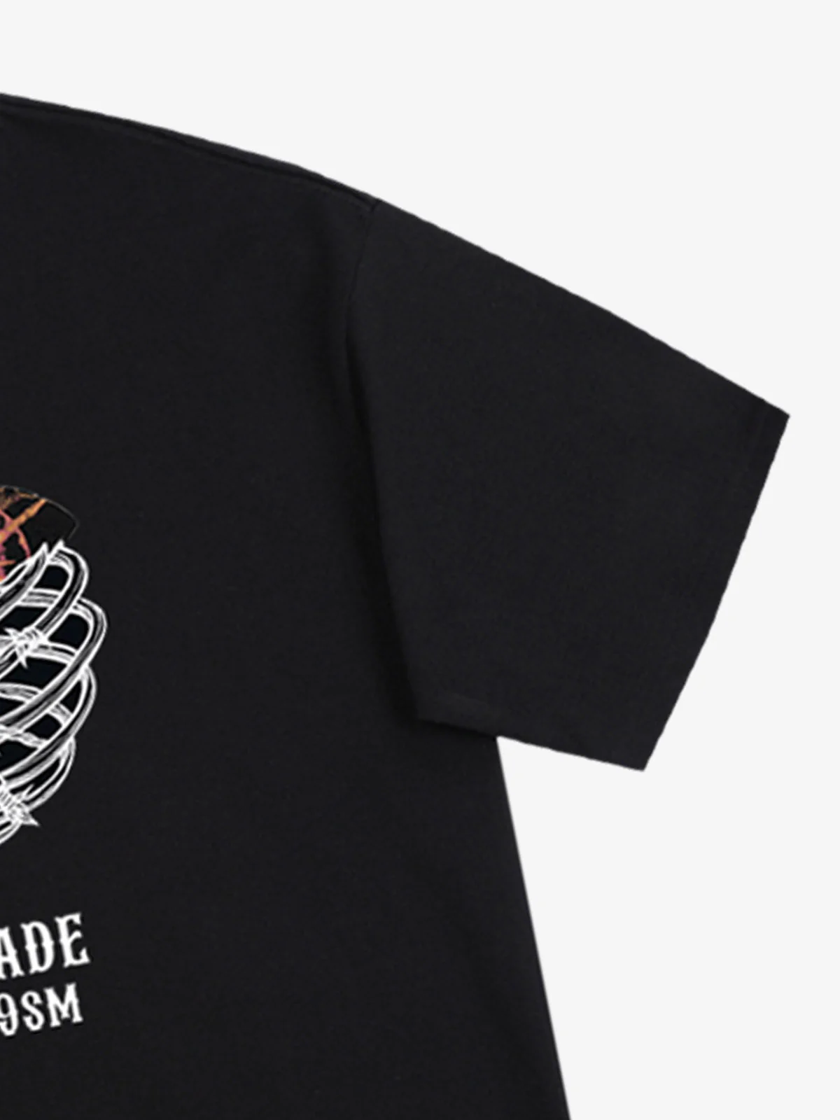 Floral Skeleton Heart Soccer Graphic T-Shirt - Image 6