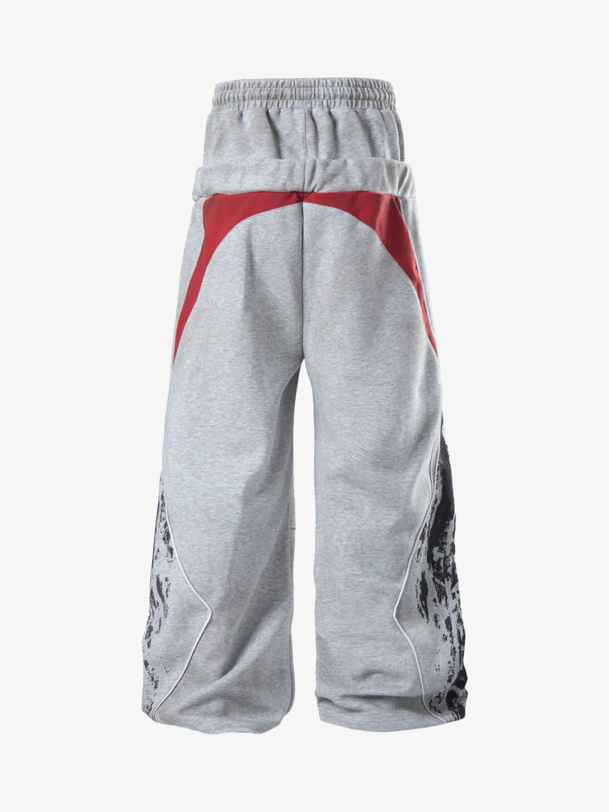 Foldover Waist Wide Leg Sweatpants - Image 2