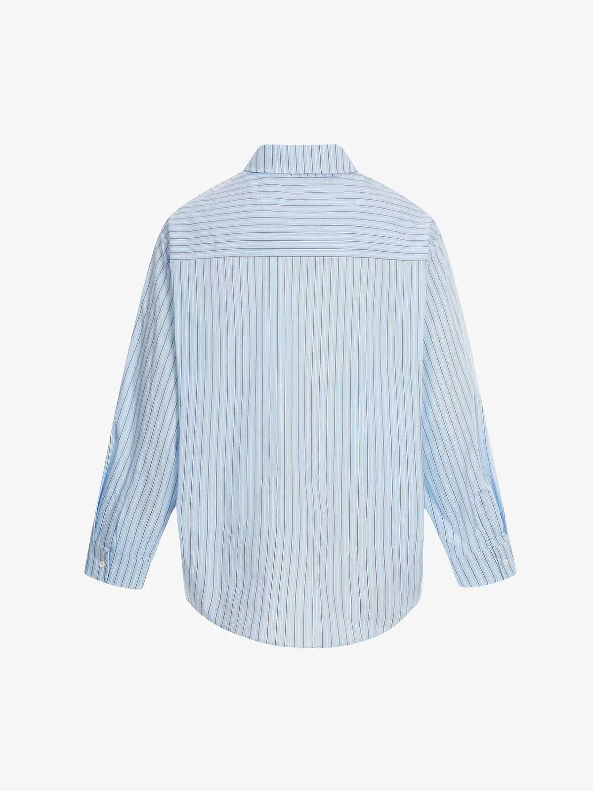 Fun Graffiti Striped Graphic Button-Up Shirt - Image 5