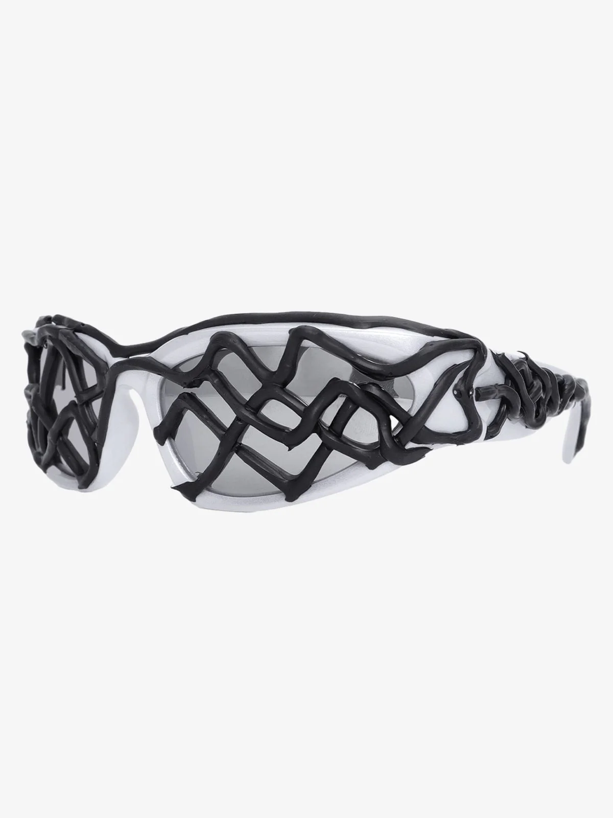 Futuristic Wavy Frame Sunglasses - Image 4