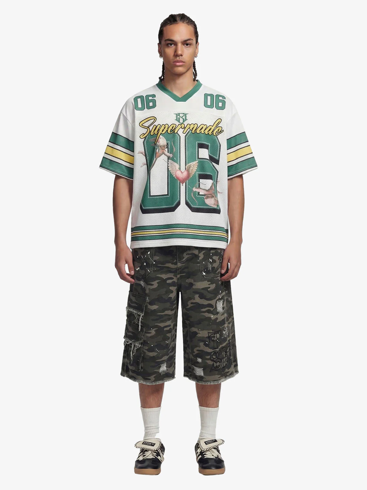 Sports Jersey V-Neck T-Shirt - Image 4