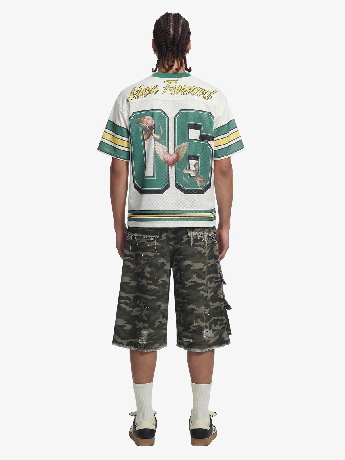 Sports Jersey V-Neck T-Shirt - Image 5