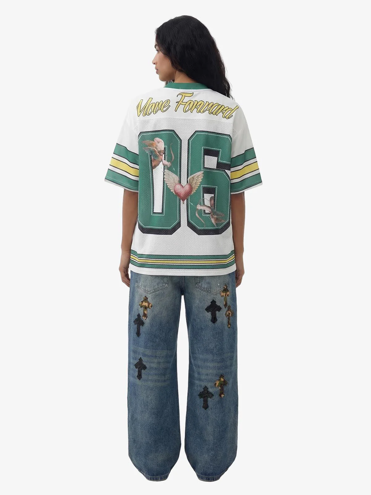 Sports Jersey V-Neck T-Shirt - Image 7