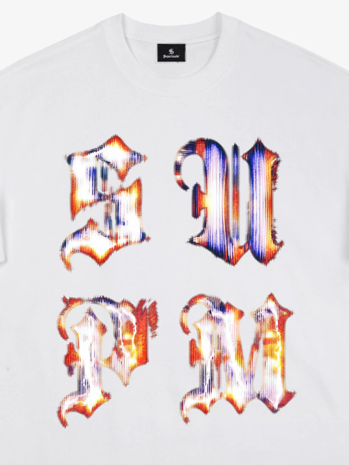Glitch Gothic Graphic T-Shirt - Image 7