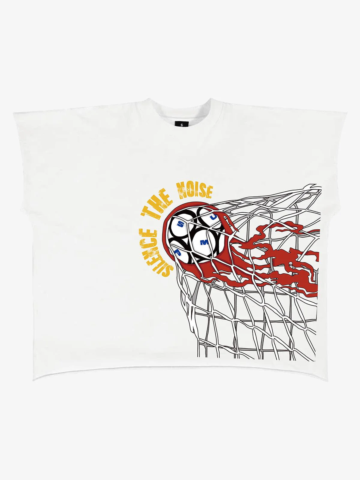 Goal Shot Splatter Soccer Graphic Sleeveless T-Shirt