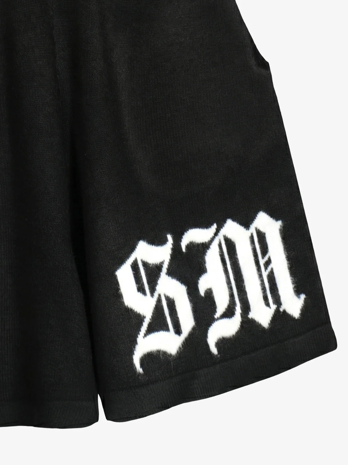 Gothic Chenille Oversized Street Shorts - Image 12